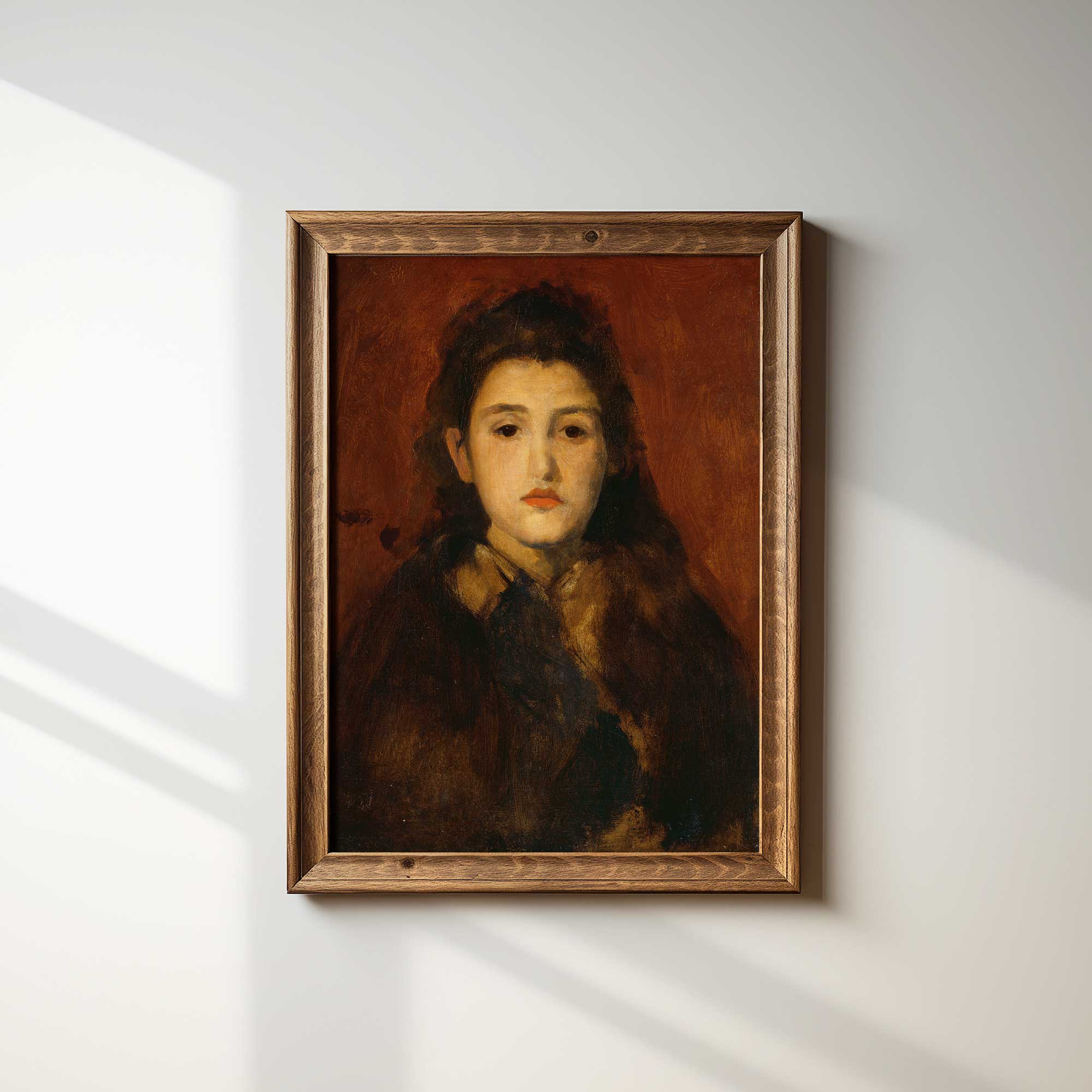 Elegant Woman Portrait Wall Art