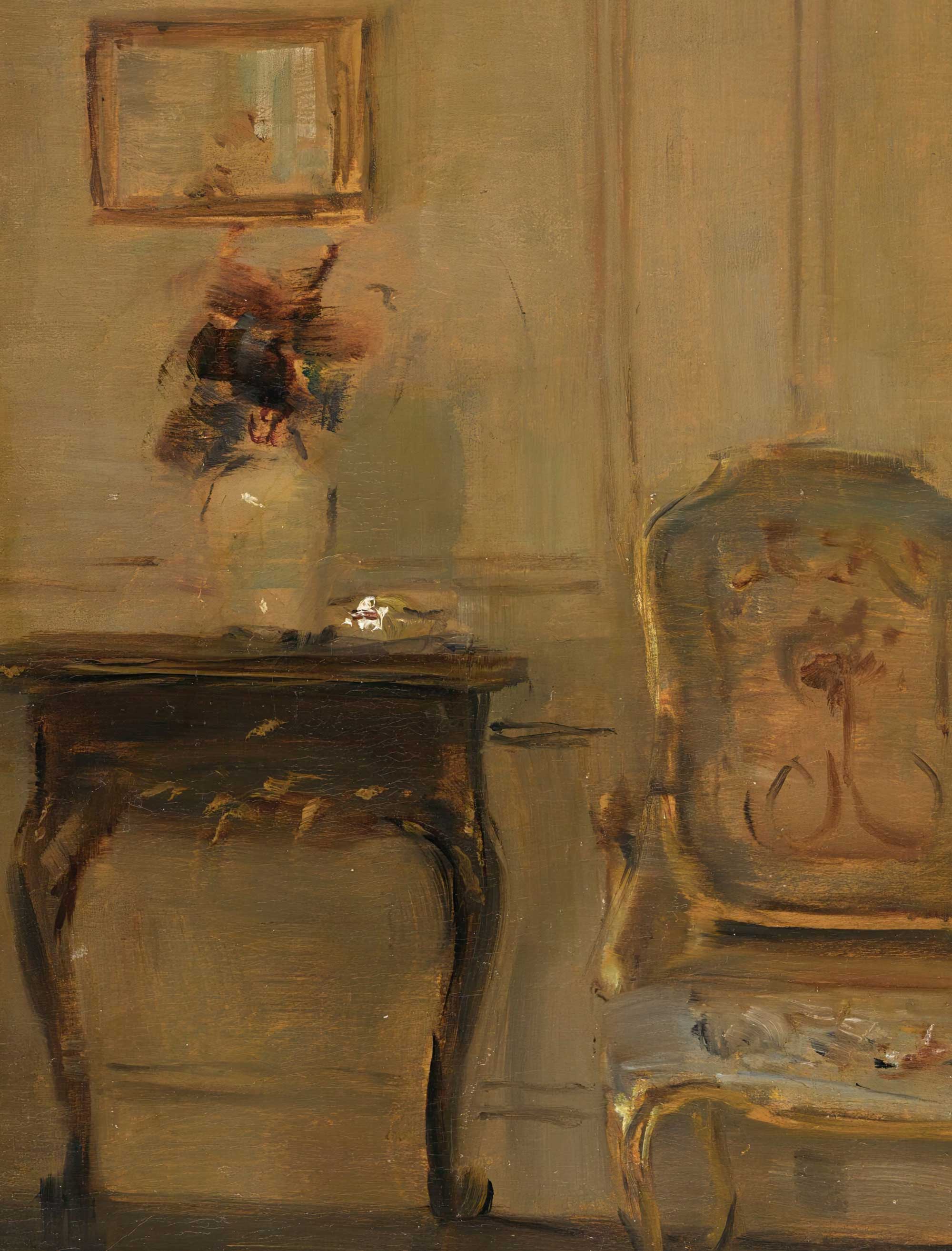 Interior Scene of an Old House