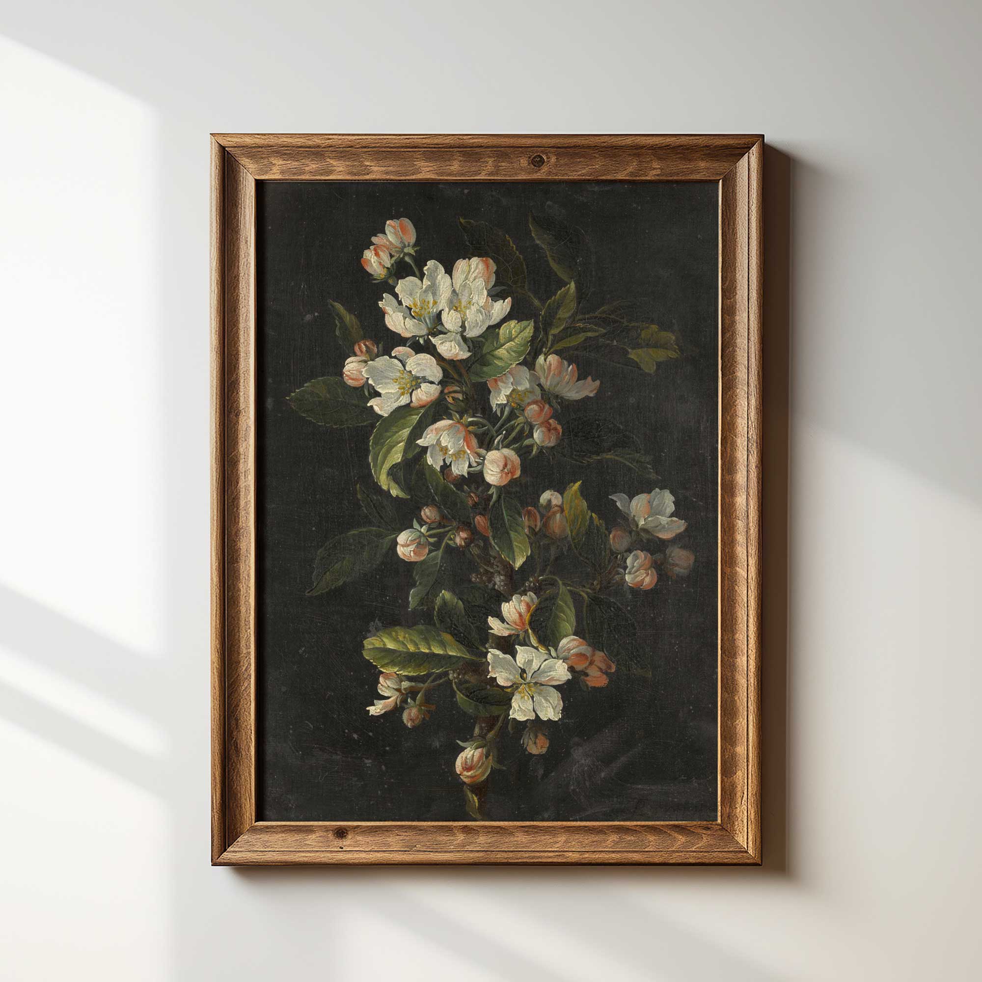 Dark French Botanical Print