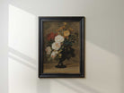Rose Bouquet in Antique Vase Print