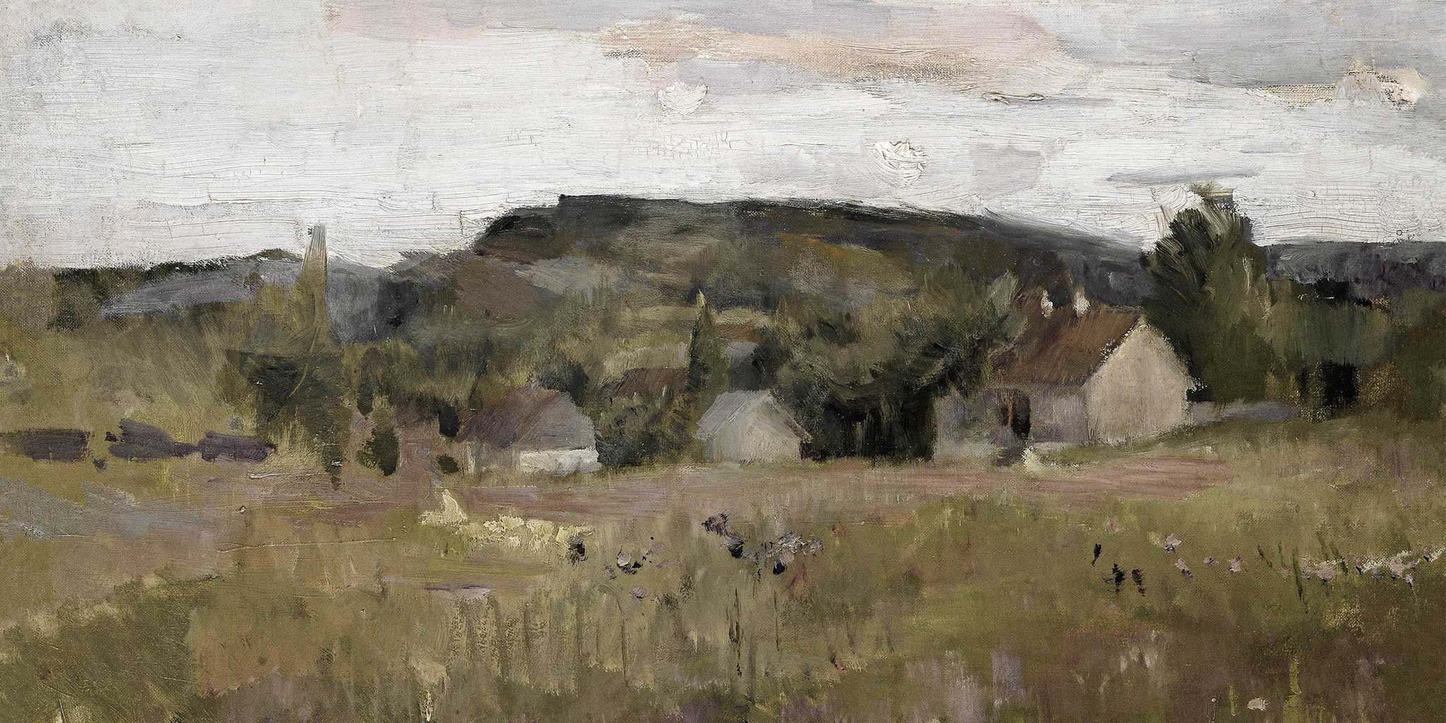 Vintage European Nordic Landscape Print