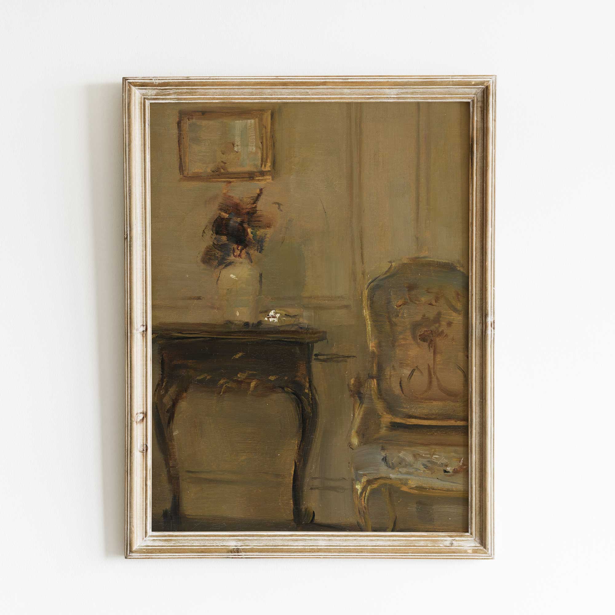 Interior Scene of an Old House