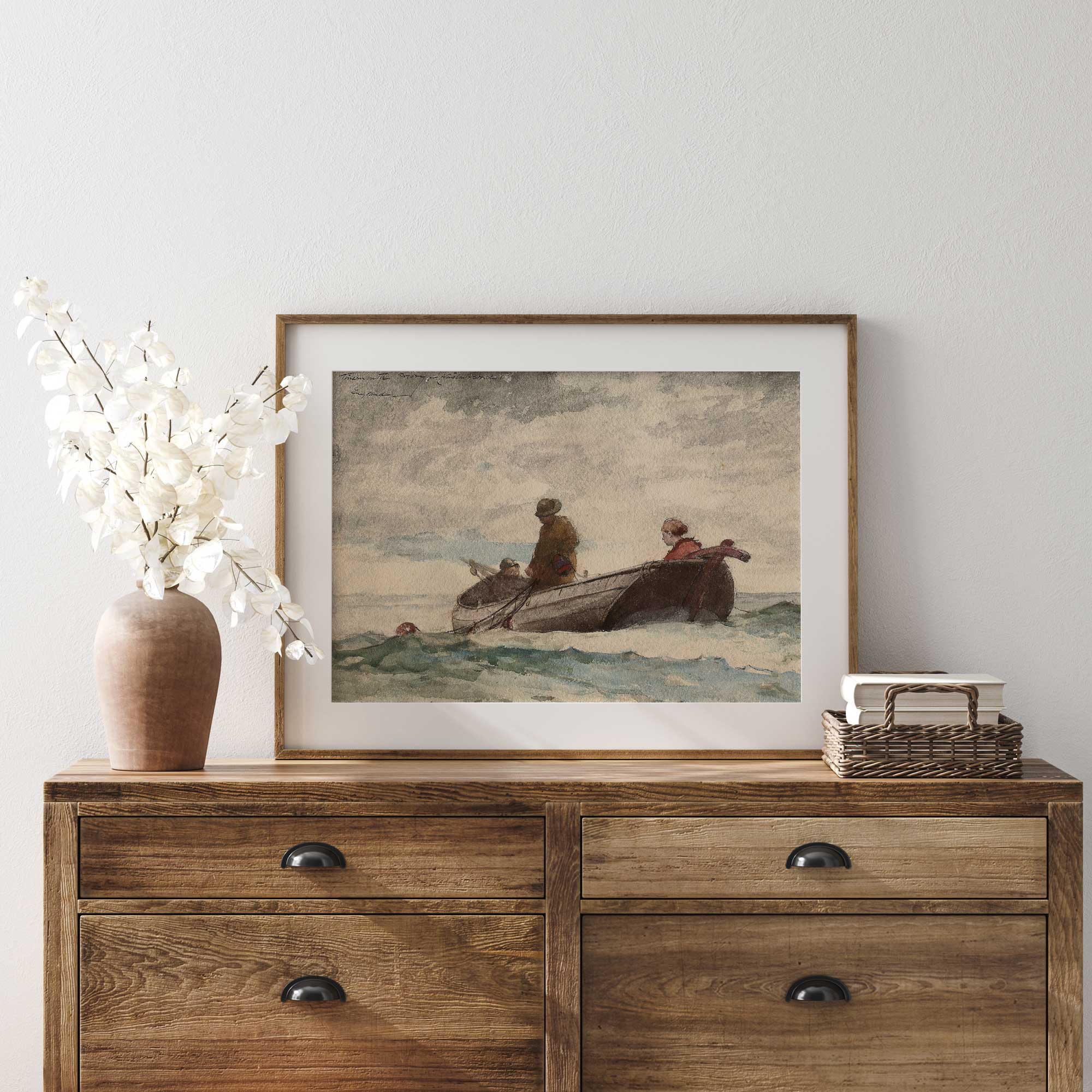 Vintage Nautical Watercolour Print