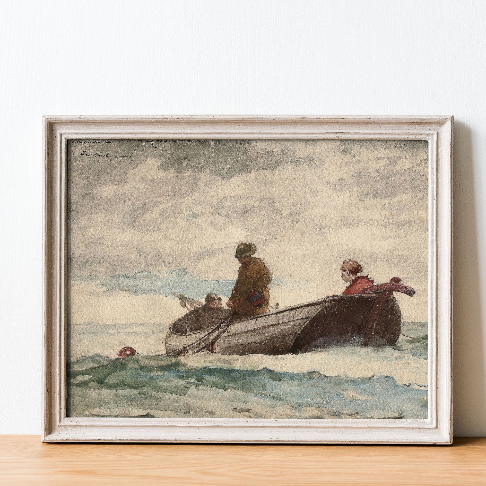 Vintage Nautical Watercolour Print