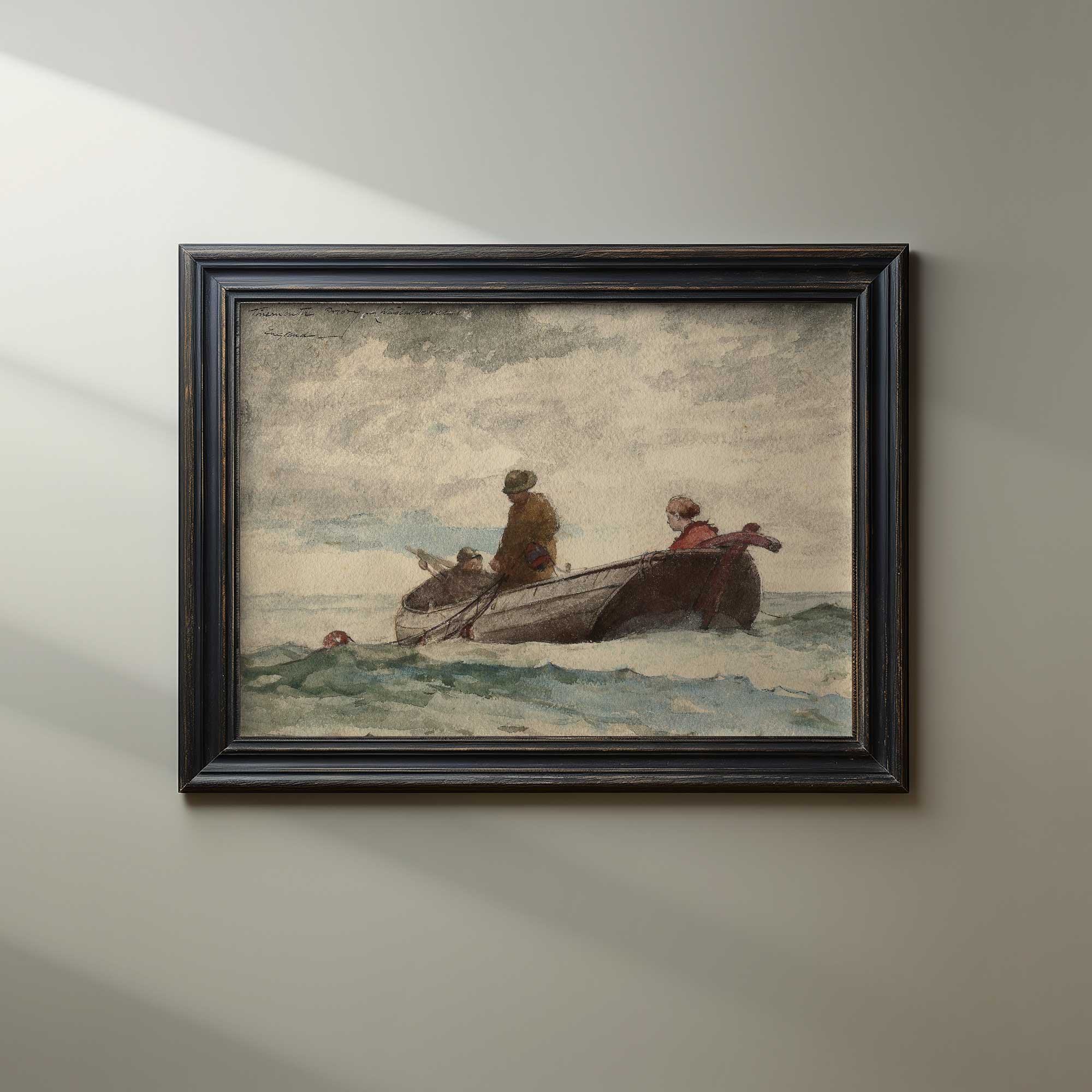 Vintage Nautical Watercolour Print