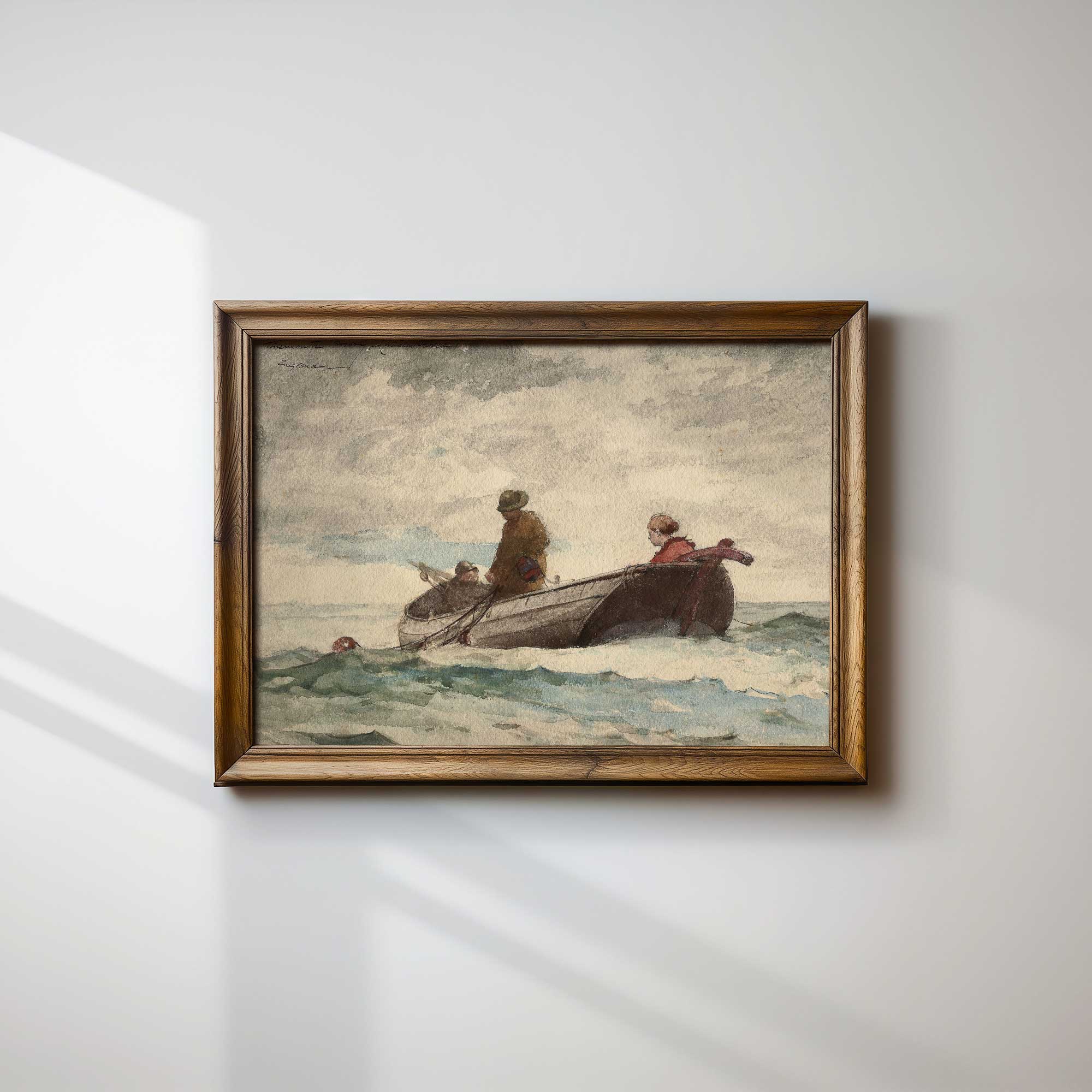 Vintage Nautical Watercolour Print