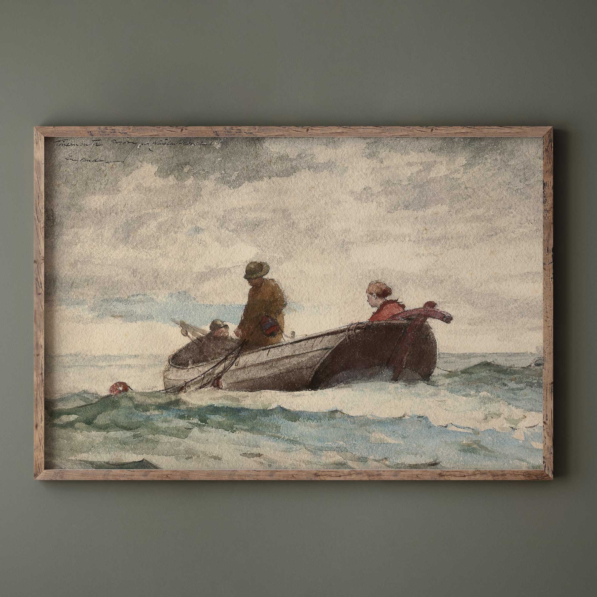 Vintage Nautical Watercolour Print