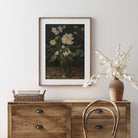 Dark Moody Still Life Flower Print