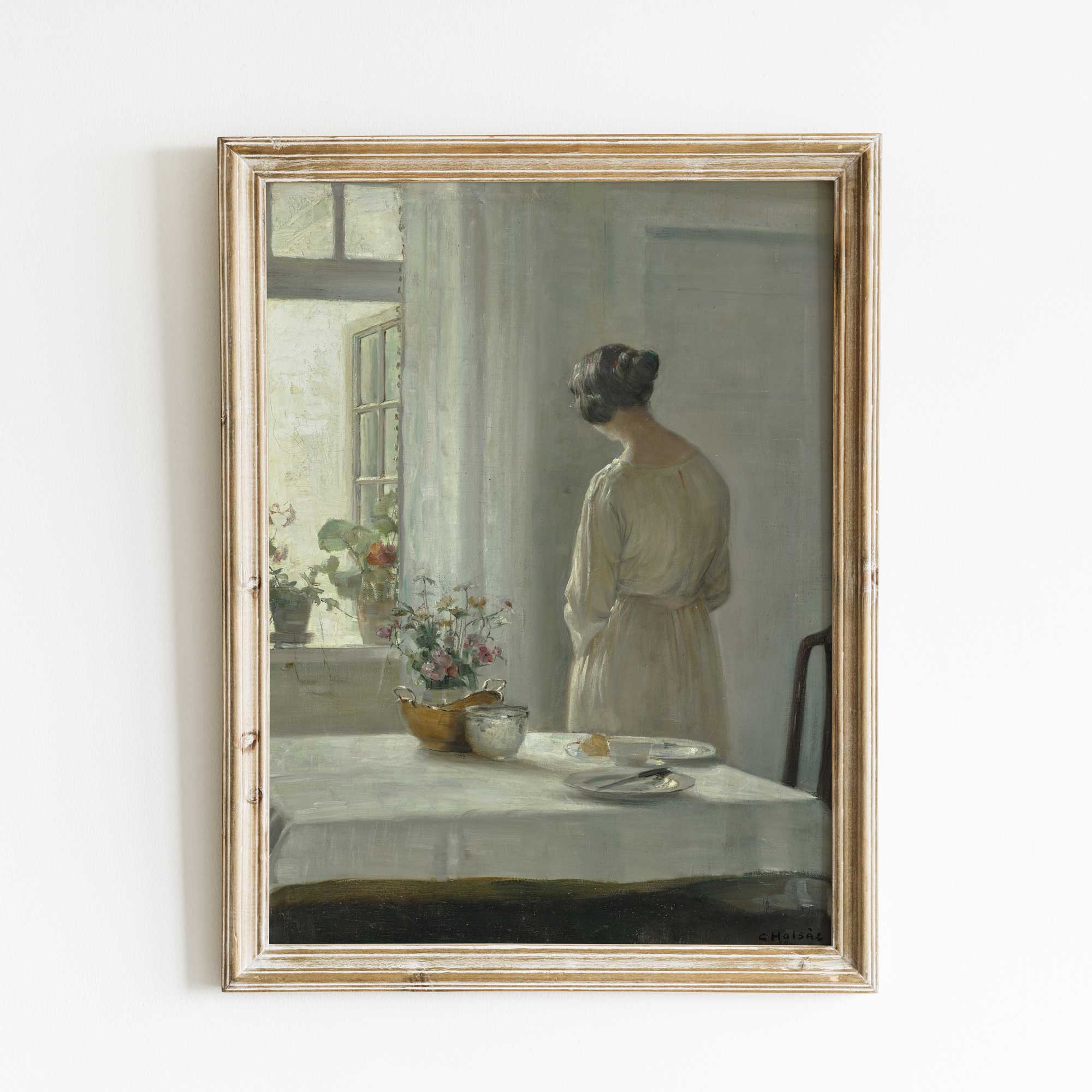 Portrait of a Lady by the Breakfast Table