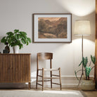 Antique Mountain Landscape Print