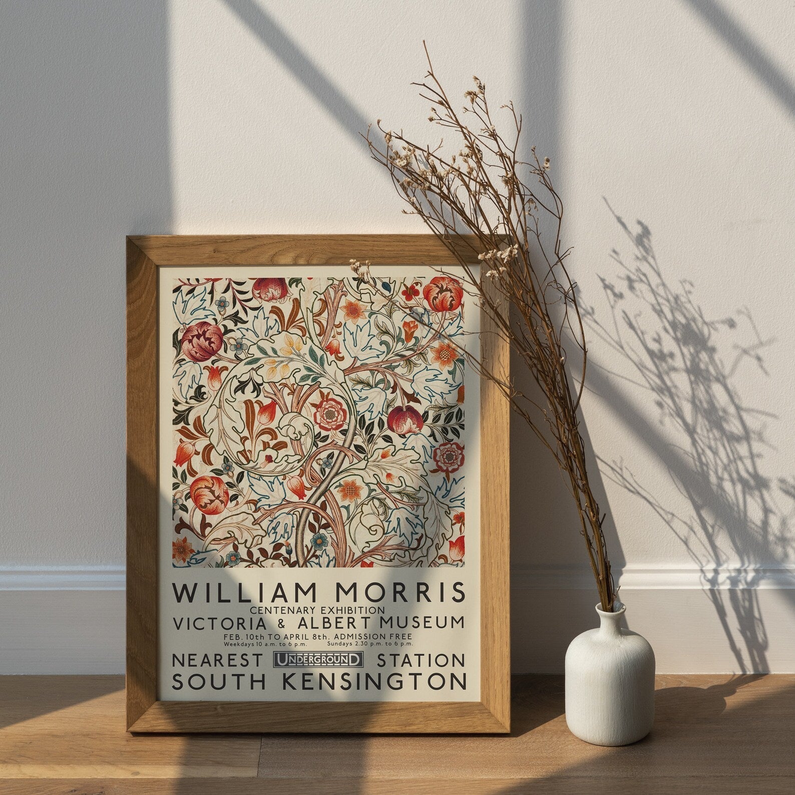 Acanthus William Morris Exhibition Poster - Hartsholme Prints