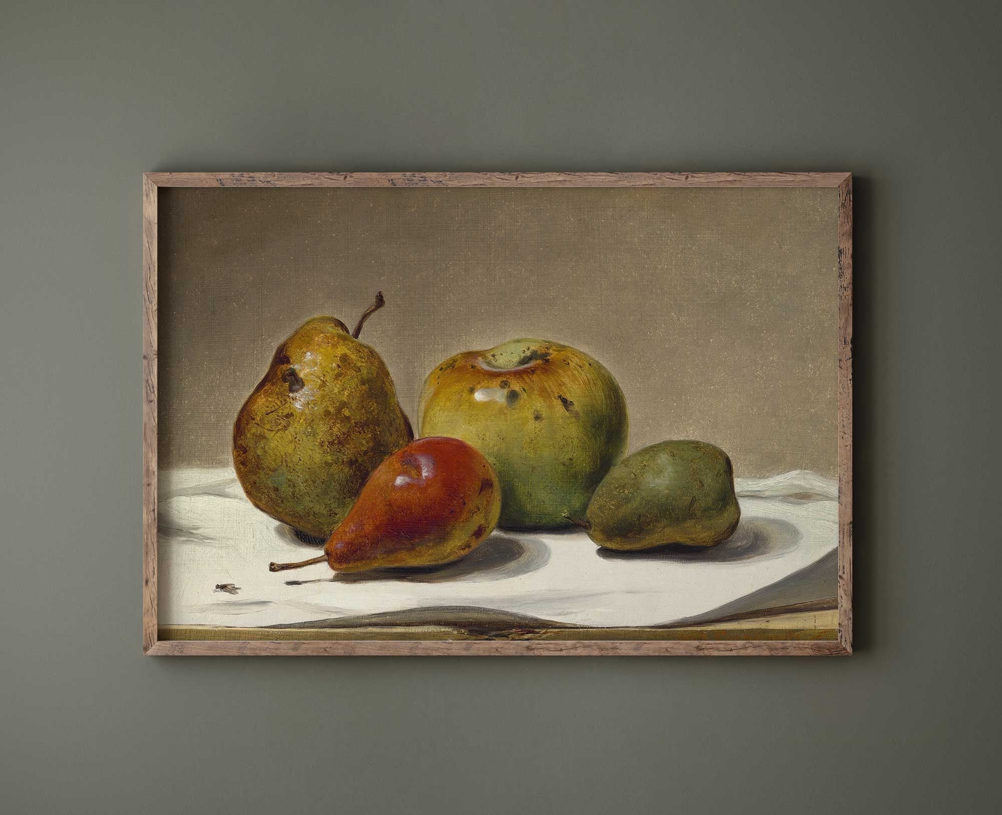 Apple and Pear Vintage Print - Hartsholme Prints