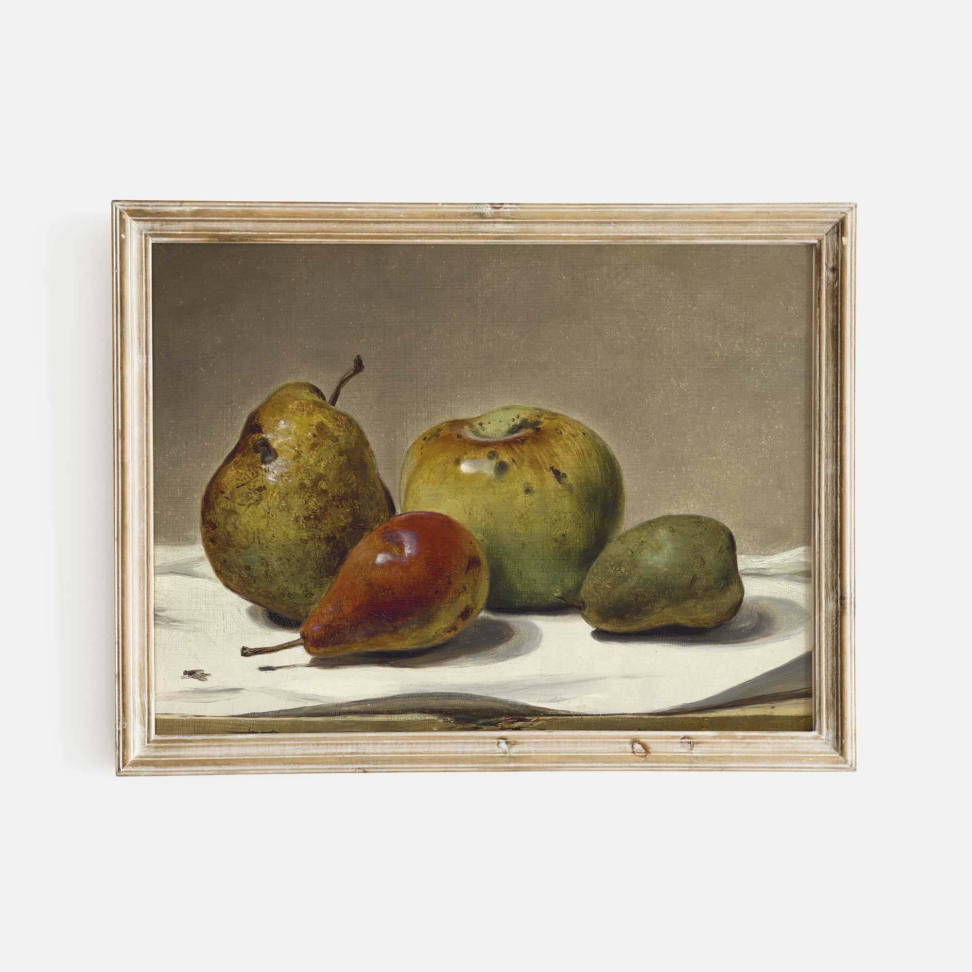 Apple and Pear Vintage Print - Hartsholme Prints