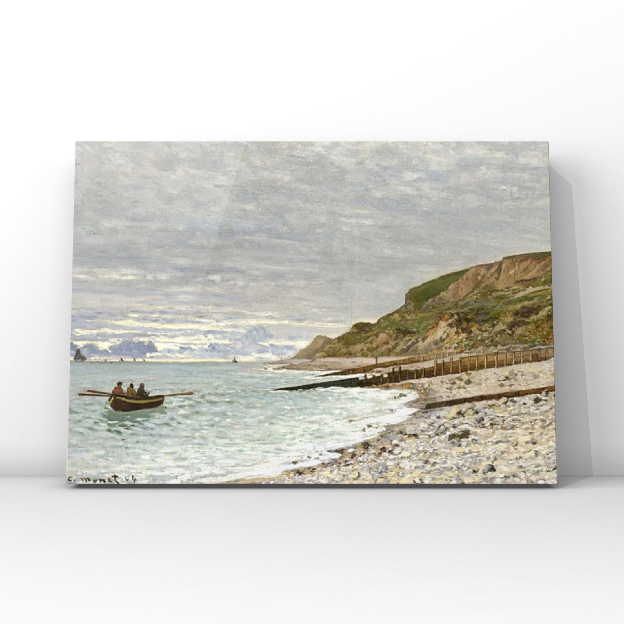 Claude Monet - The Pointe of Heve | High resolution Premium Print of Vintage Sea Painting - Hartsholme Prints