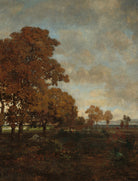Dark Tree Scenery, Moody Autumn Landscape Print - Hartsholme Prints