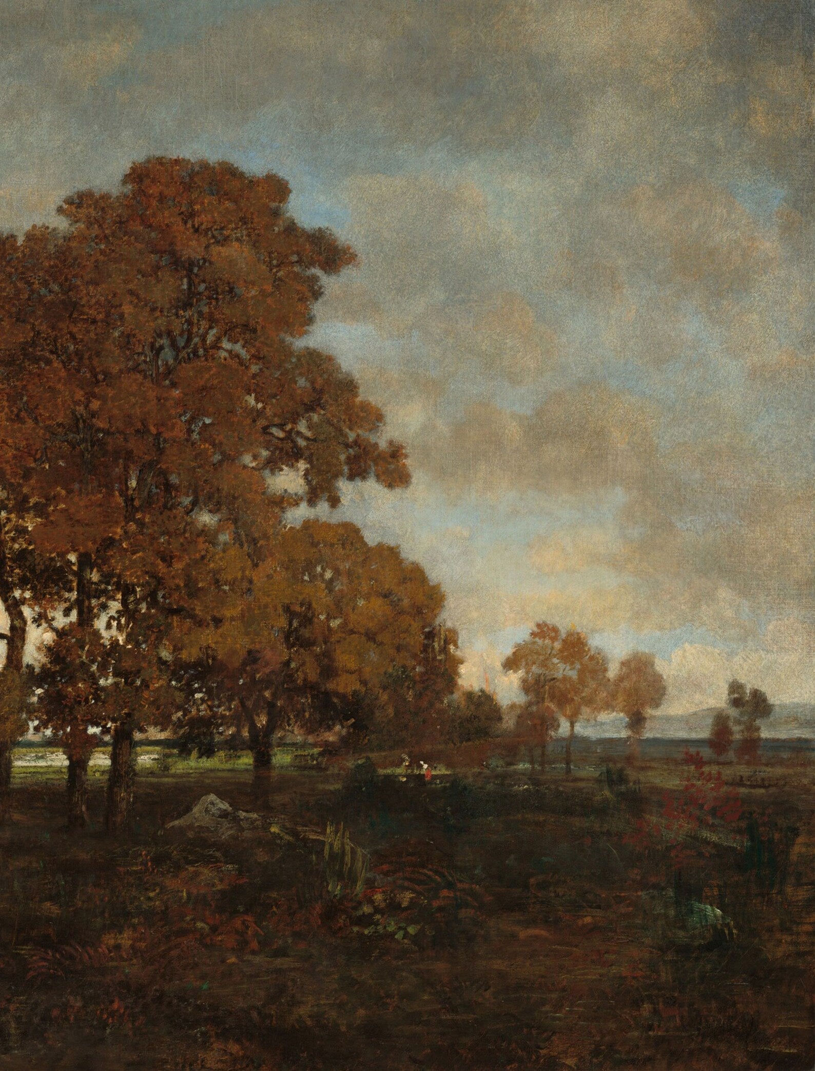 Dark Tree Scenery, Moody Autumn Landscape Print - Hartsholme Prints