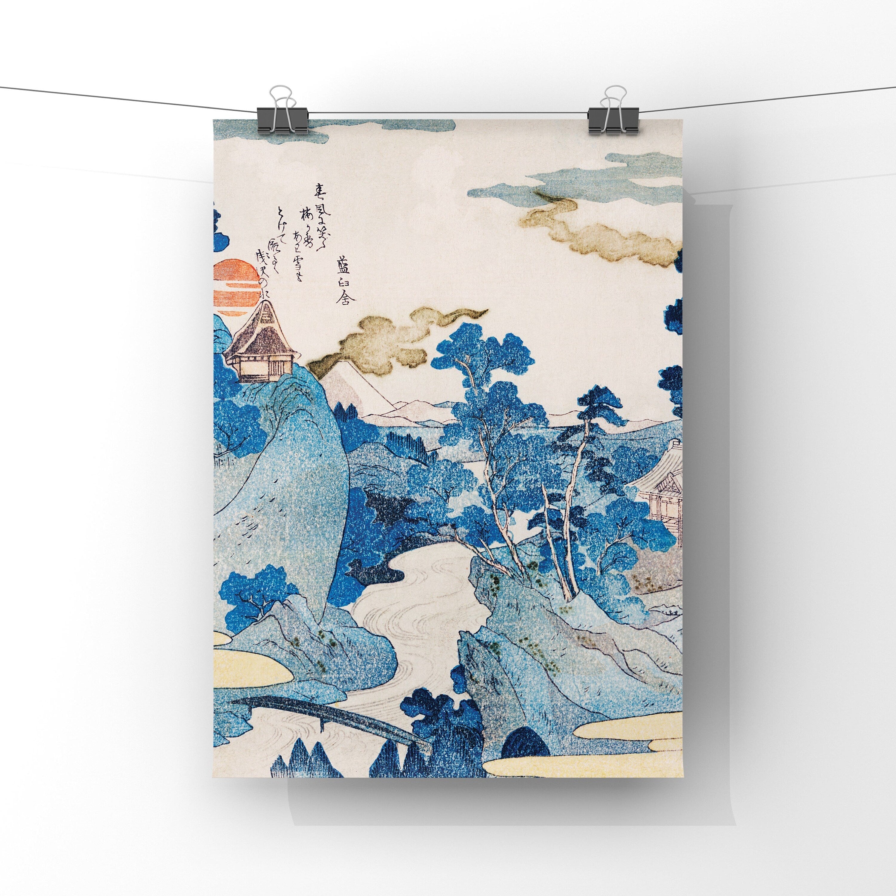 Evening View of Mount Fuji - Hartsholme Prints