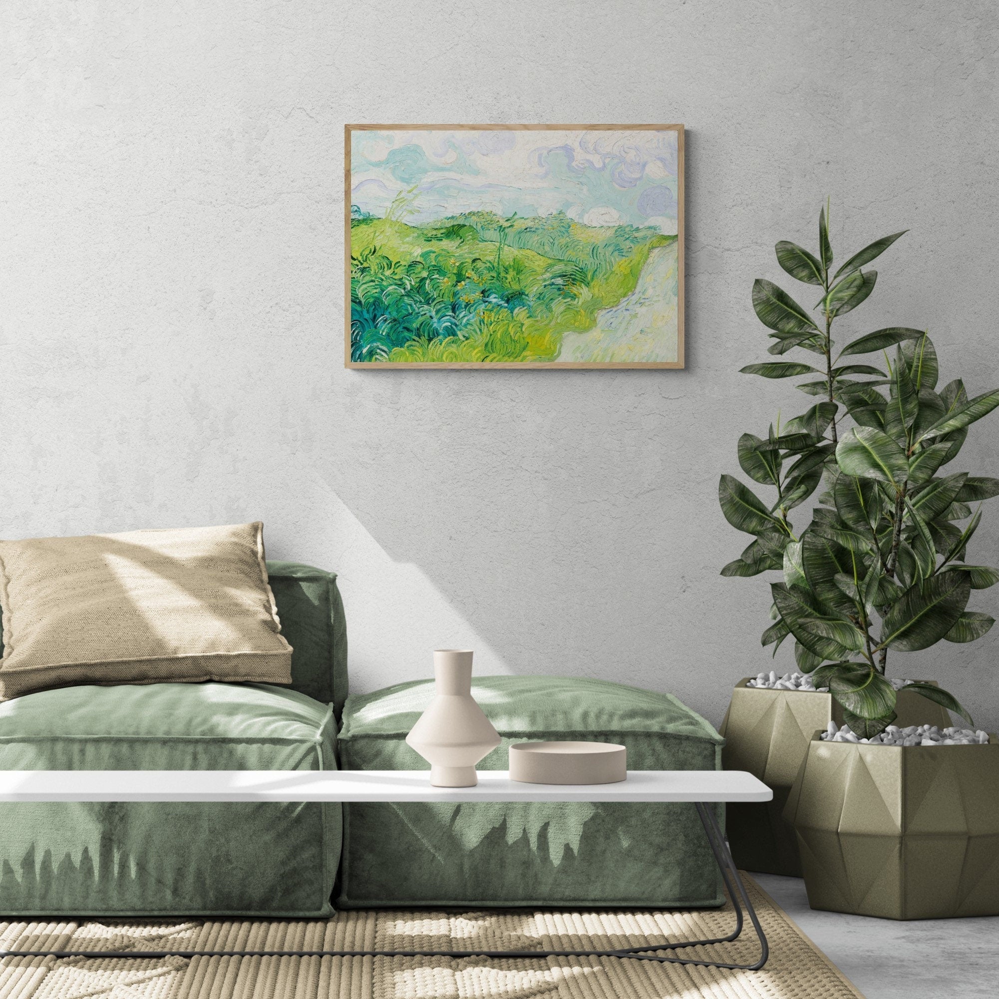 Green Wheat Fields - Hartsholme Prints