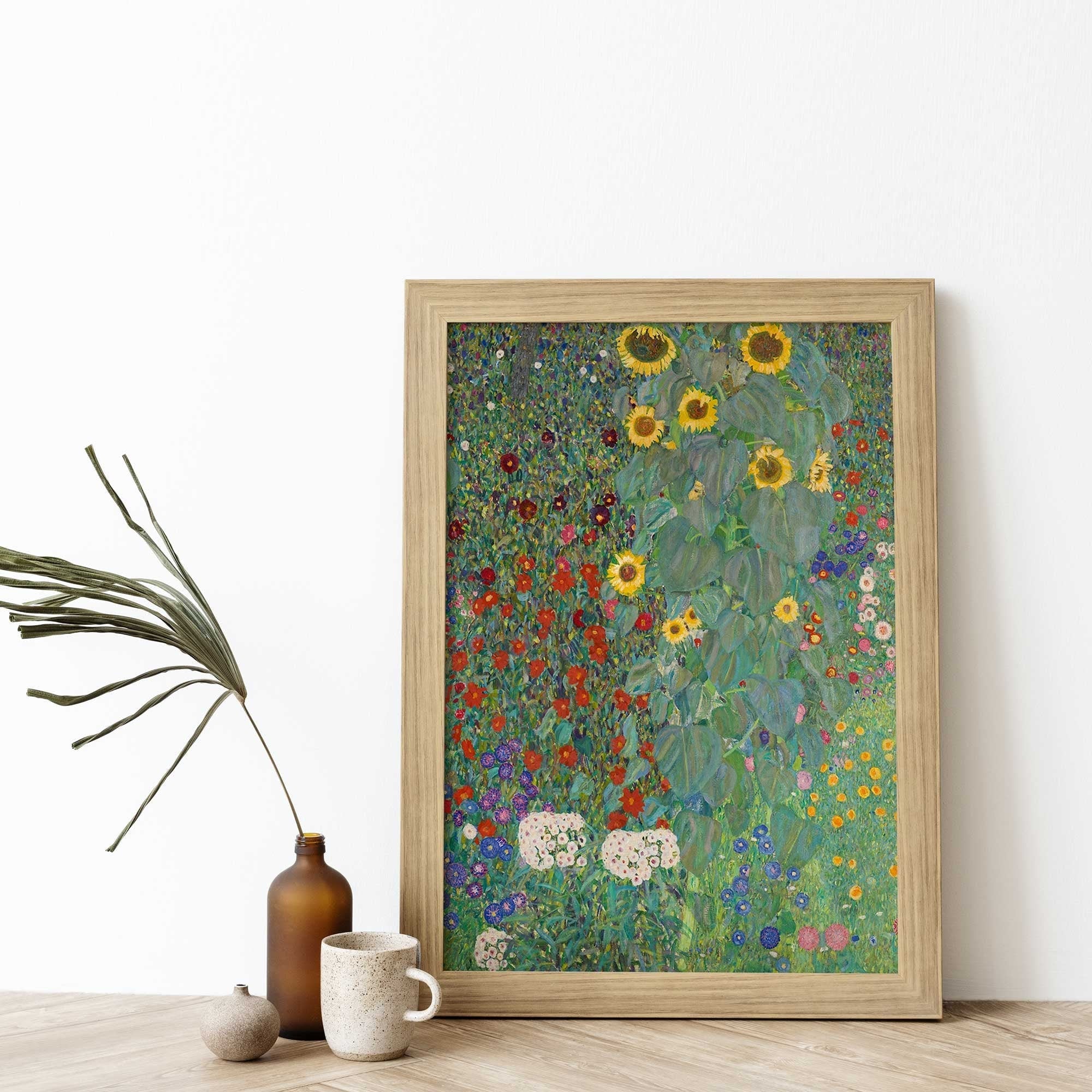 Gustav Klimt's Farm Garden with Sunflowers - Hartsholme Prints