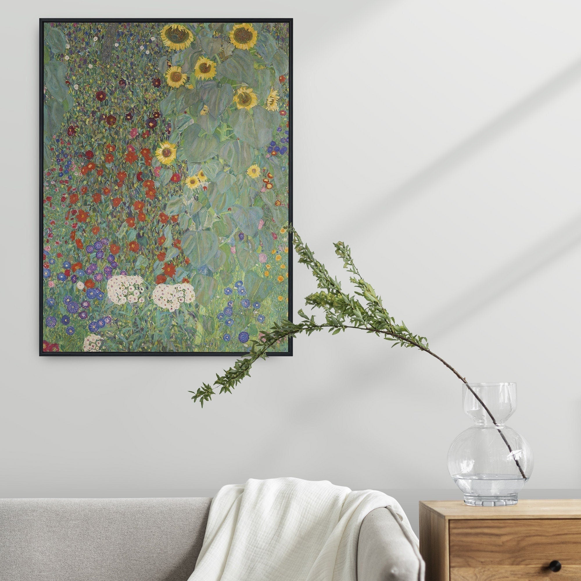 Gustav Klimt's Farm Garden with Sunflowers - Hartsholme Prints