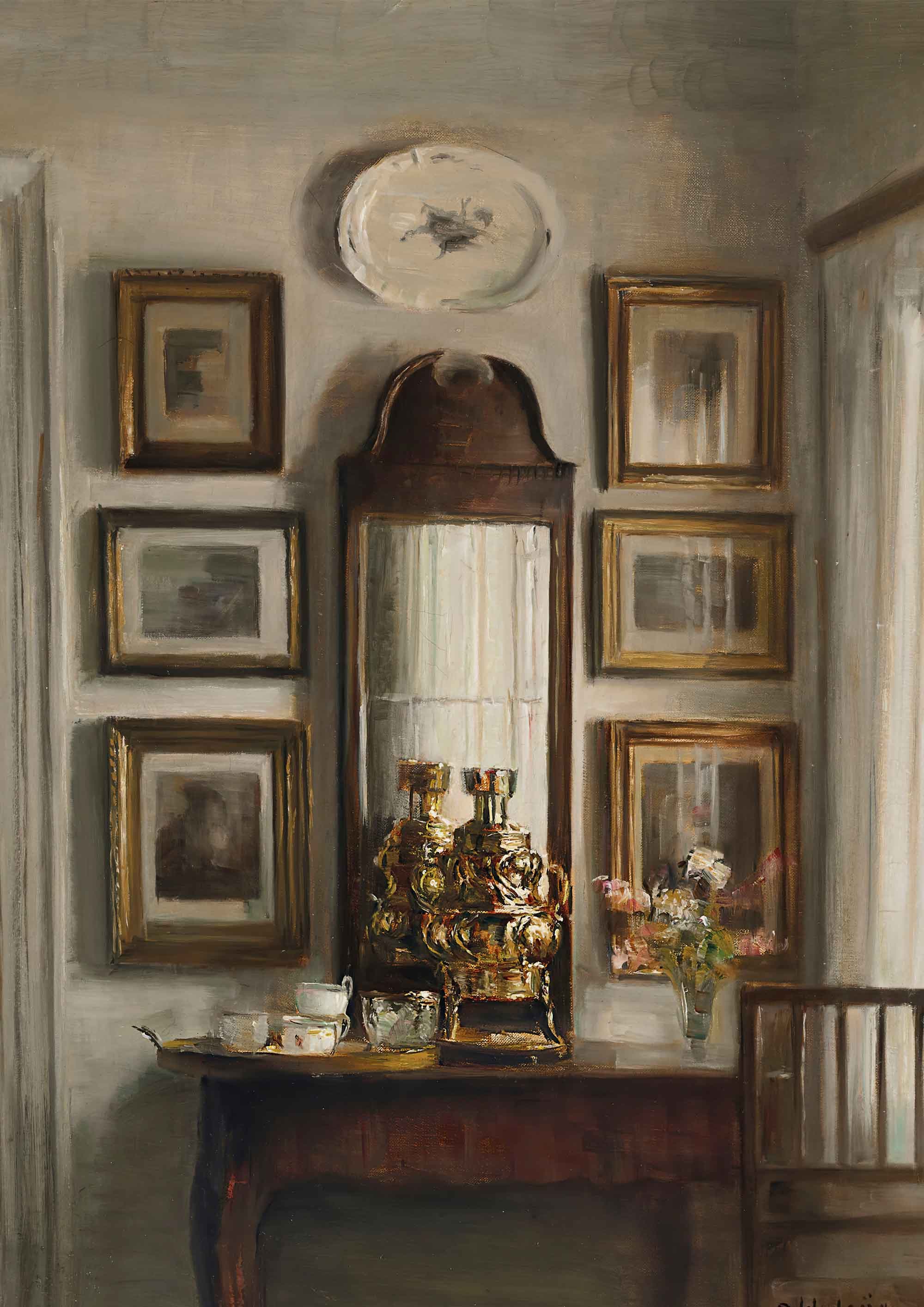 Interior with a Samovar - Hartsholme Prints