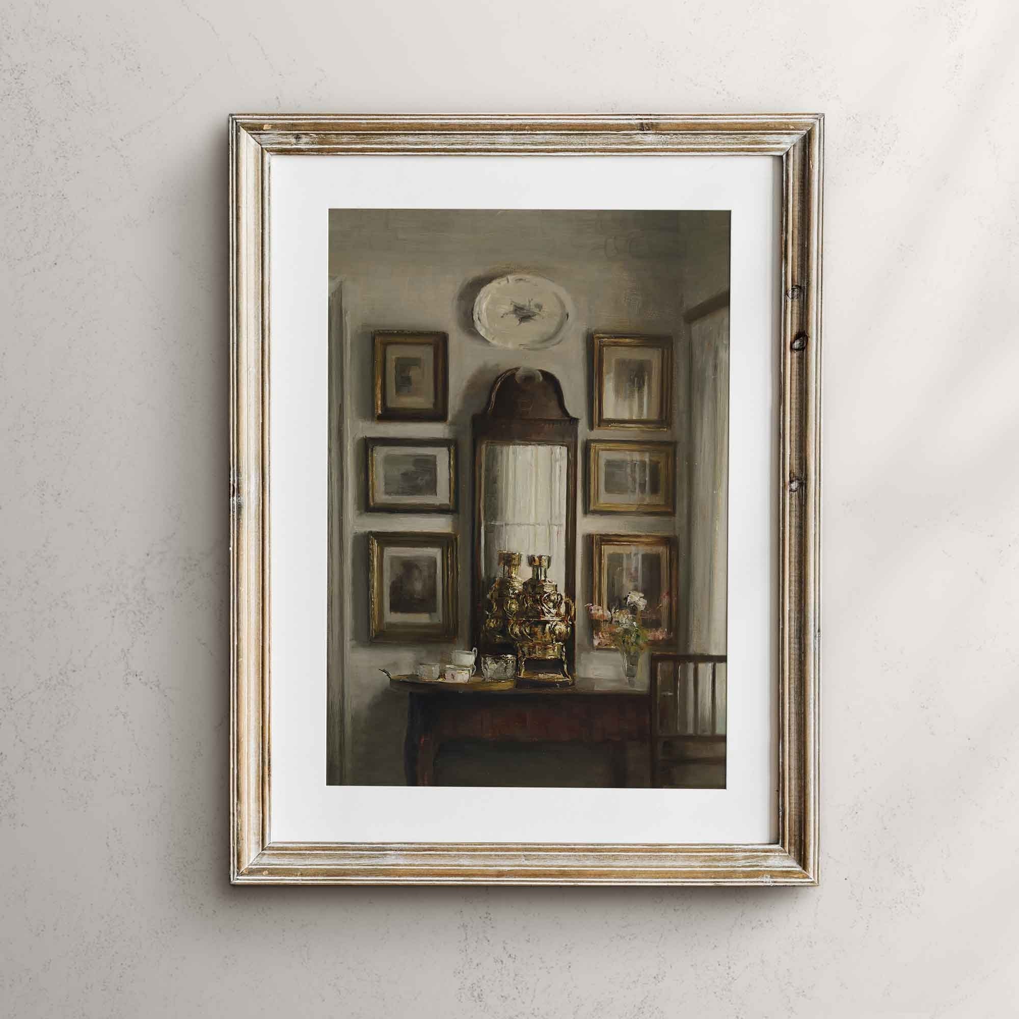 Interior with a Samovar - Hartsholme Prints