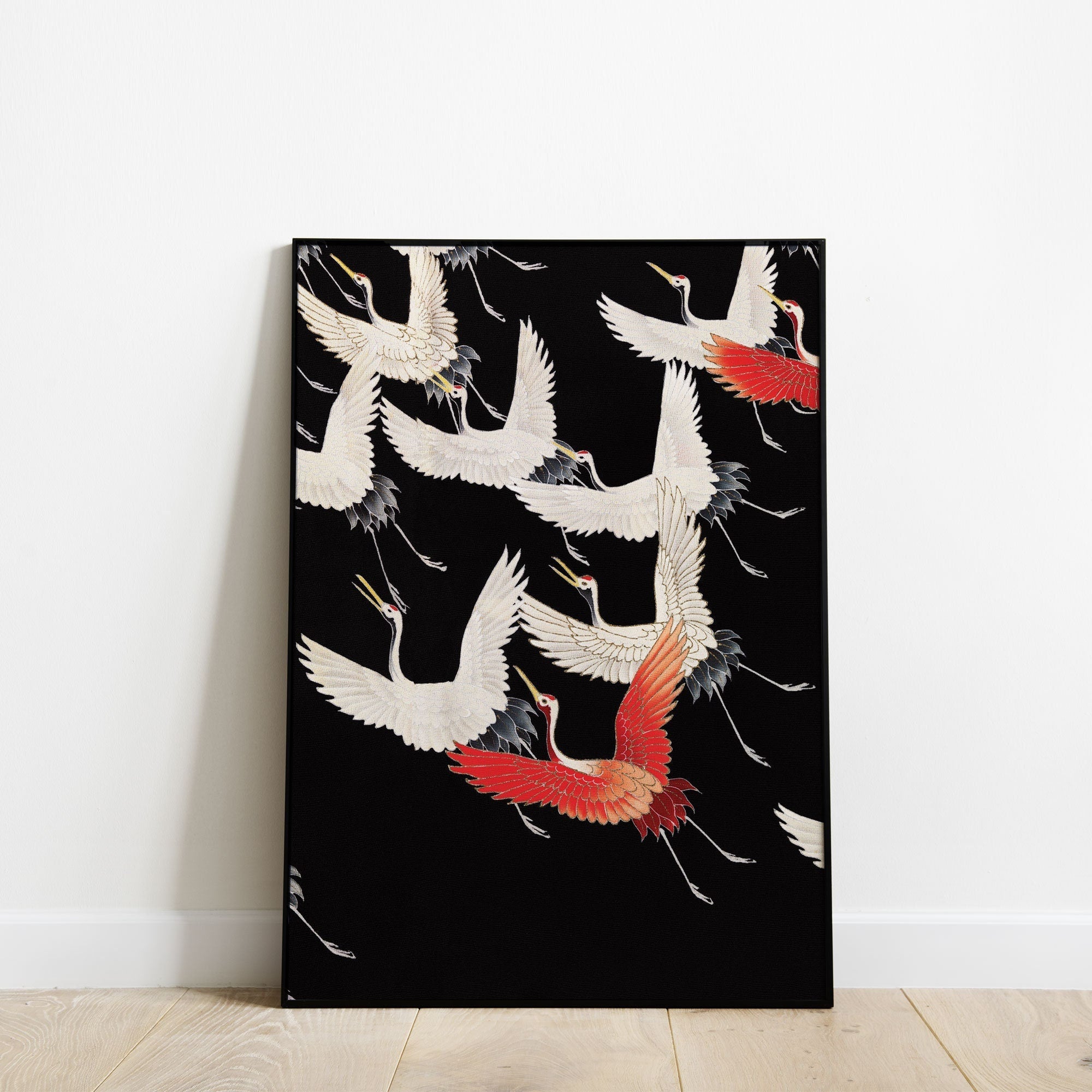 Japanese Flying Cranes - Hartsholme Prints