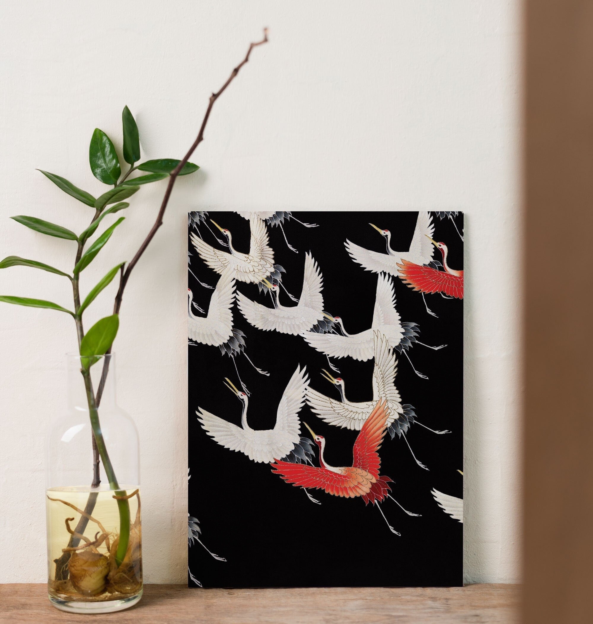 Japanese Flying Cranes - Hartsholme Prints