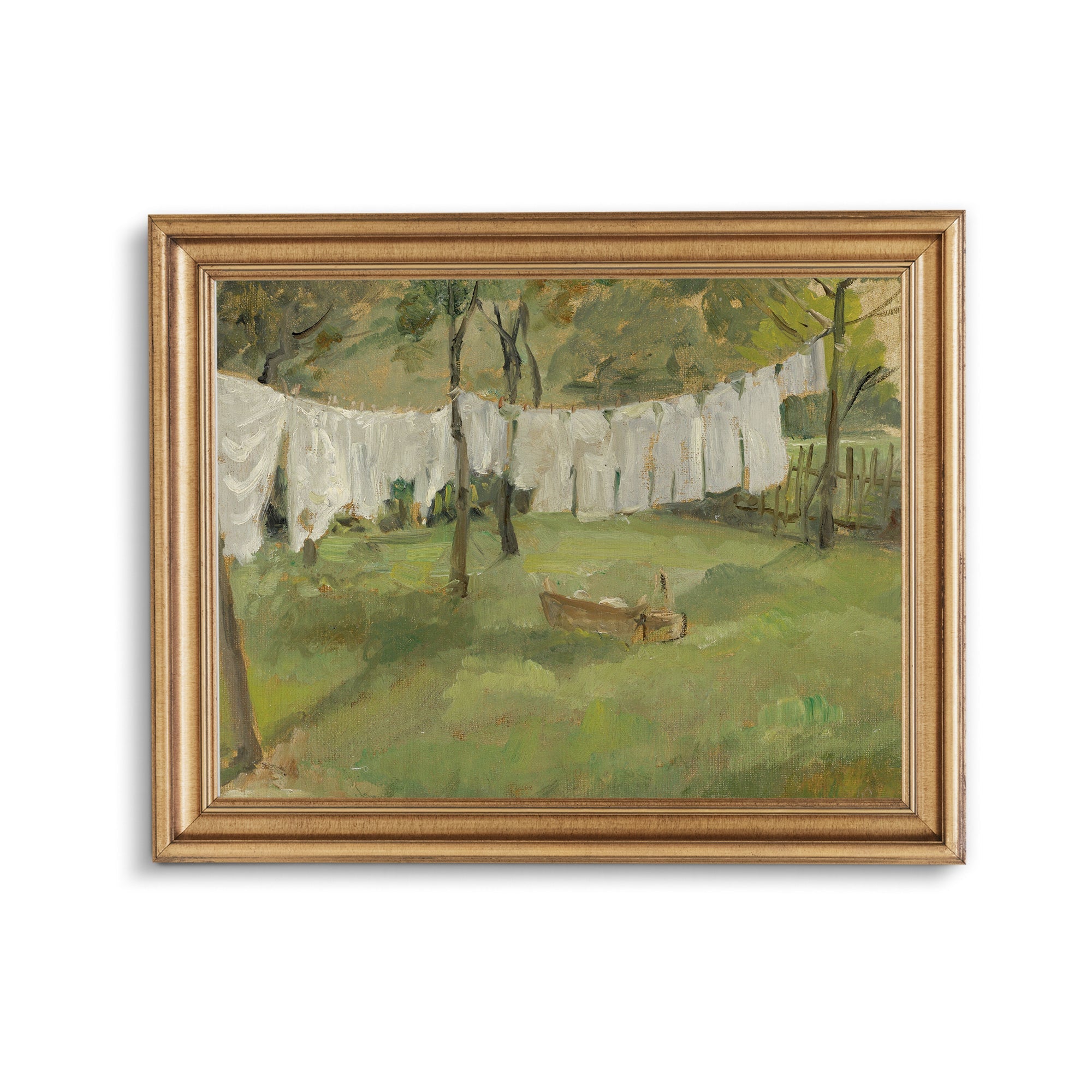Laundry Room, Clothesline print - Hartsholme Prints