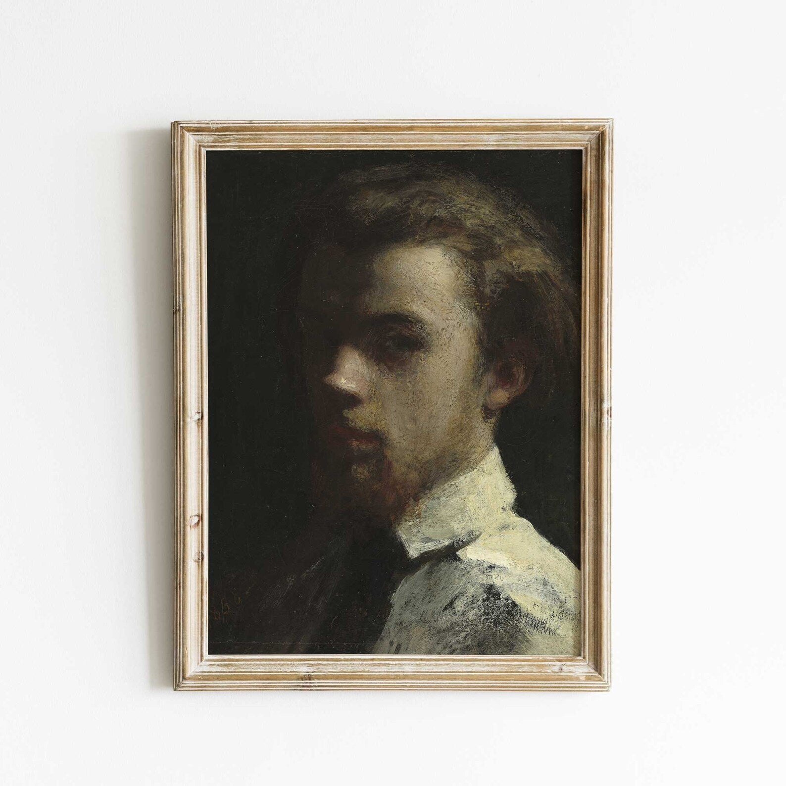 Moody French Gentleman Print - Hartsholme Prints