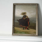 Moody Girl Portrait with Books - Hartsholme Prints