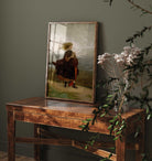 Moody Girl Portrait with Books - Hartsholme Prints