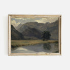Moody River Landscape Print - Hartsholme Prints