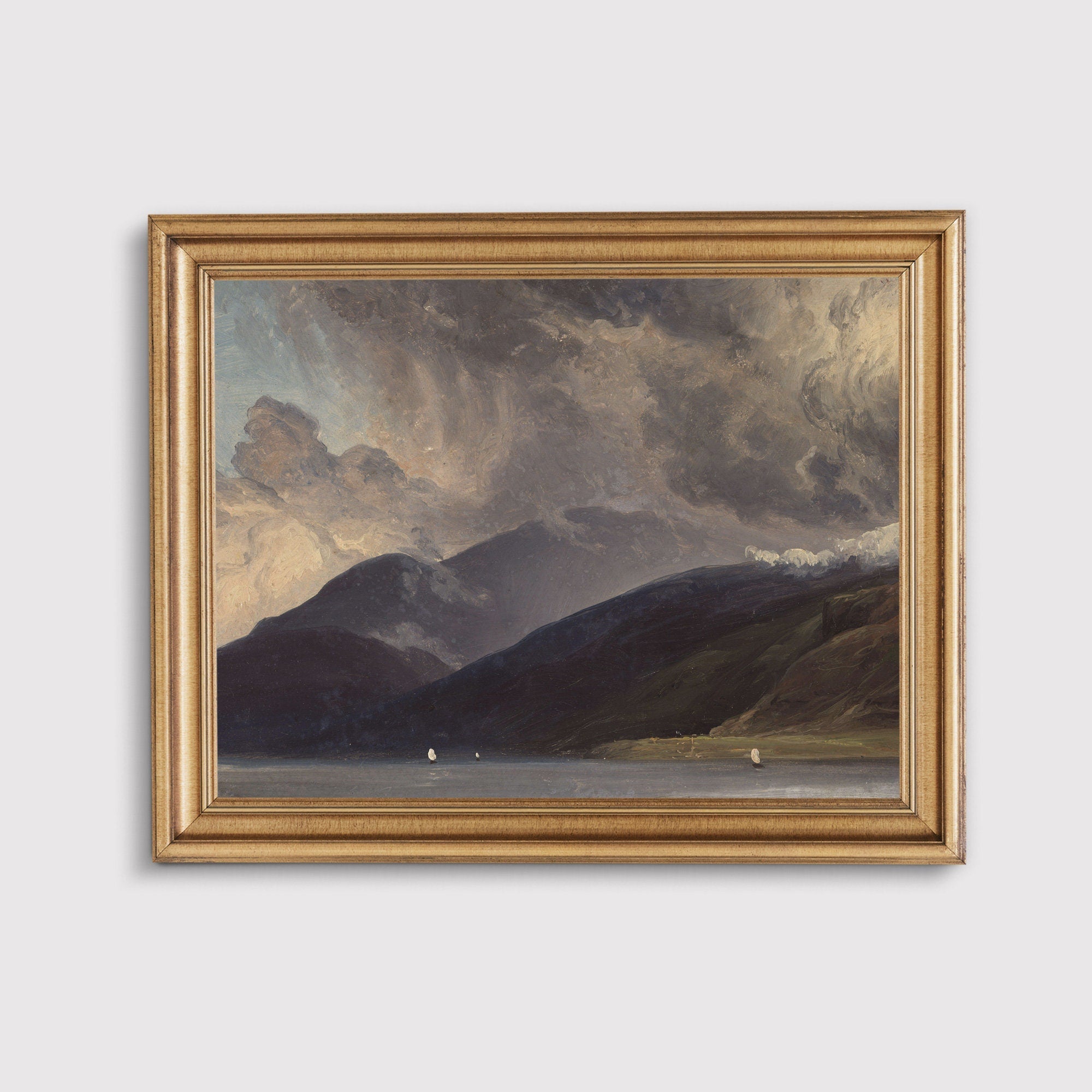 Mountain Scene Landscape Art Print - Hartsholme Prints
