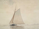 Neutral Sailboat Watercolour Art - Hartsholme Prints