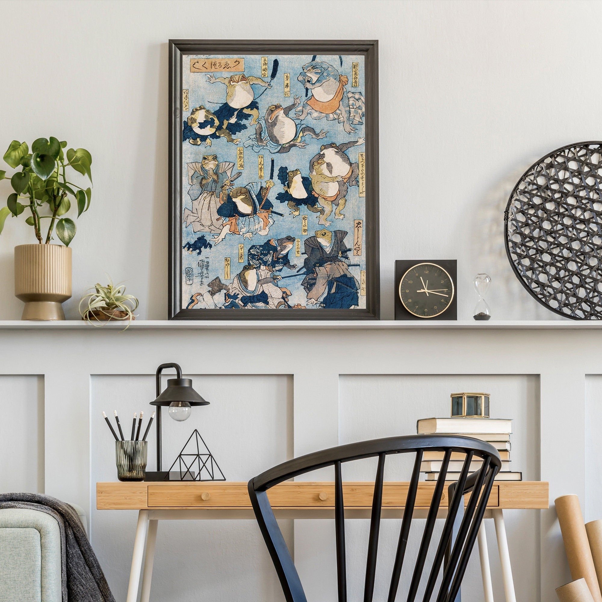 Samurai Frogs - Hartsholme Prints