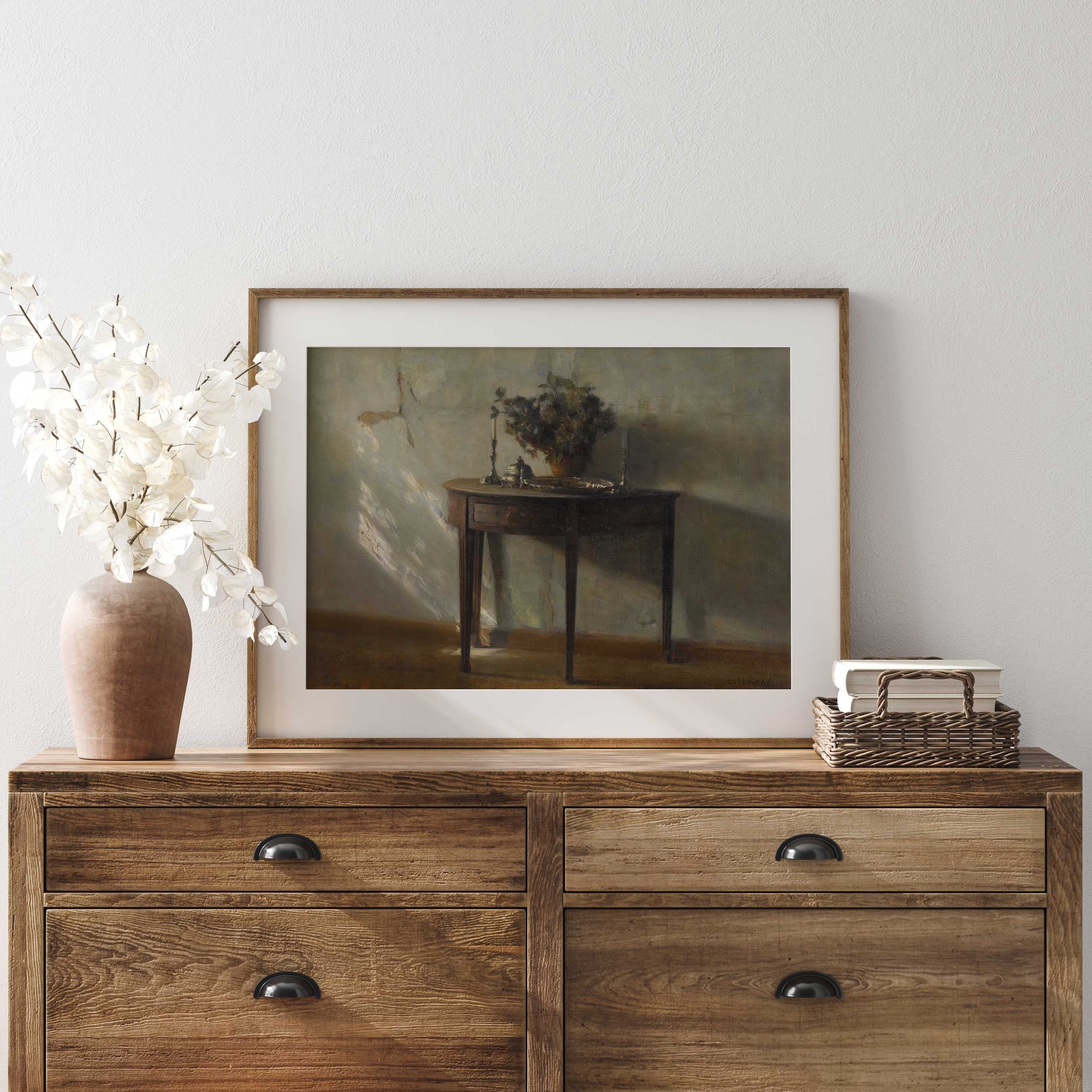 Sunlit Room Interior Scene - Hartsholme Prints