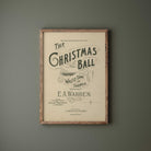 The Christmas Ball Vintage Music Sheet Poster - Hartsholme Prints