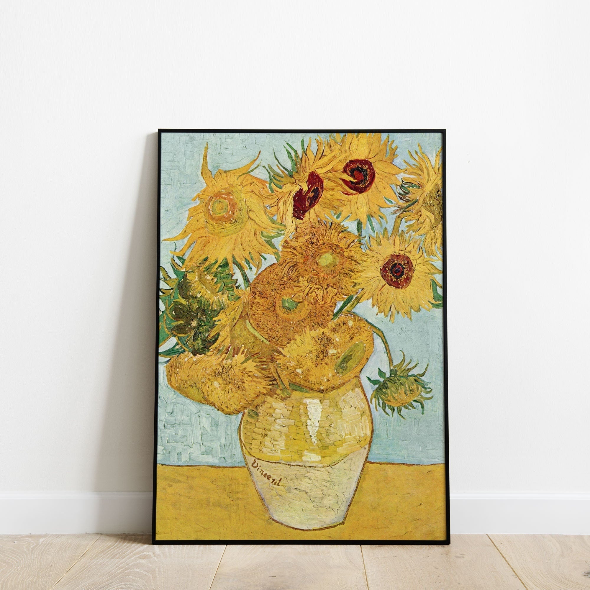 Vase with Twelve Sunflowers - Hartsholme Prints