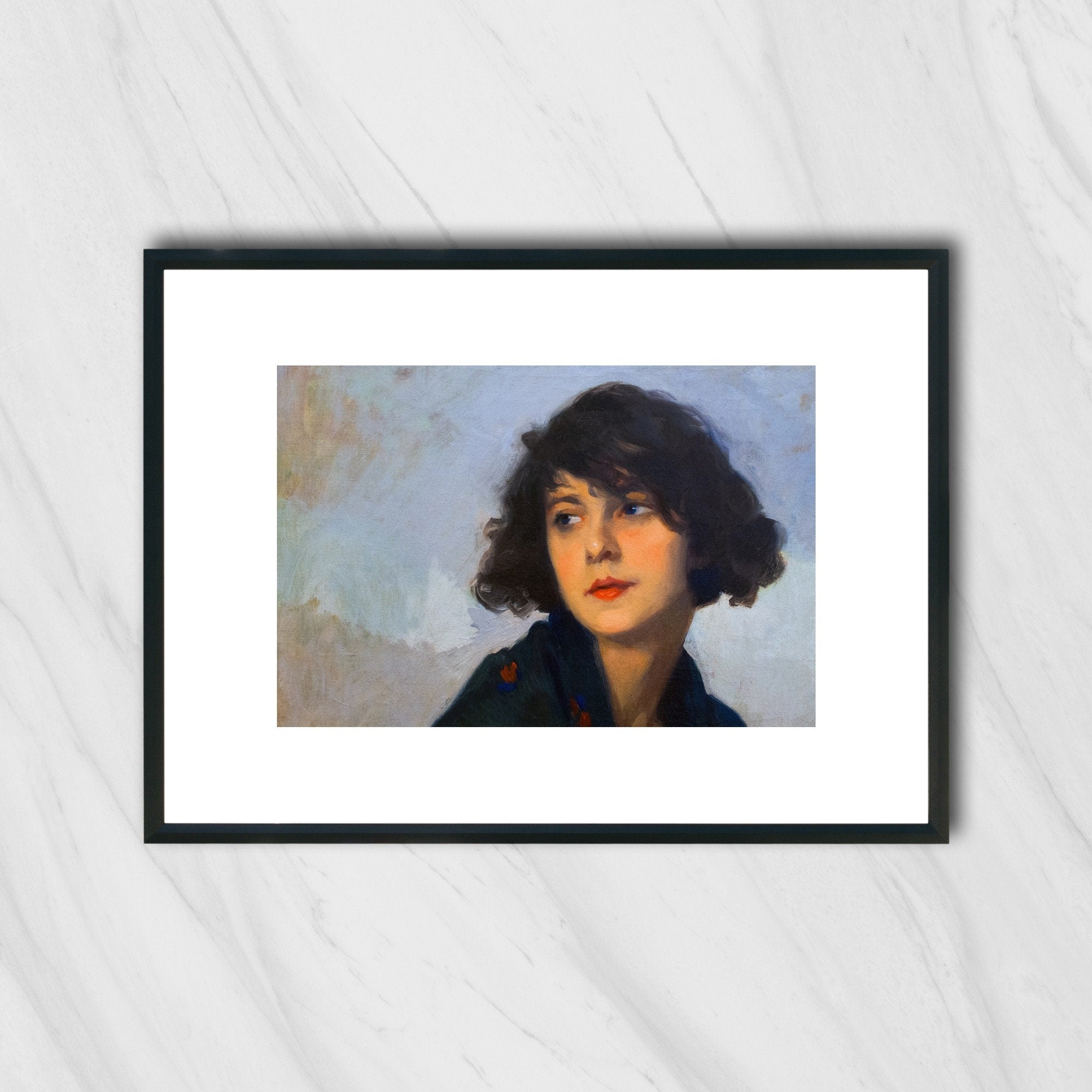 French Woman Portrait