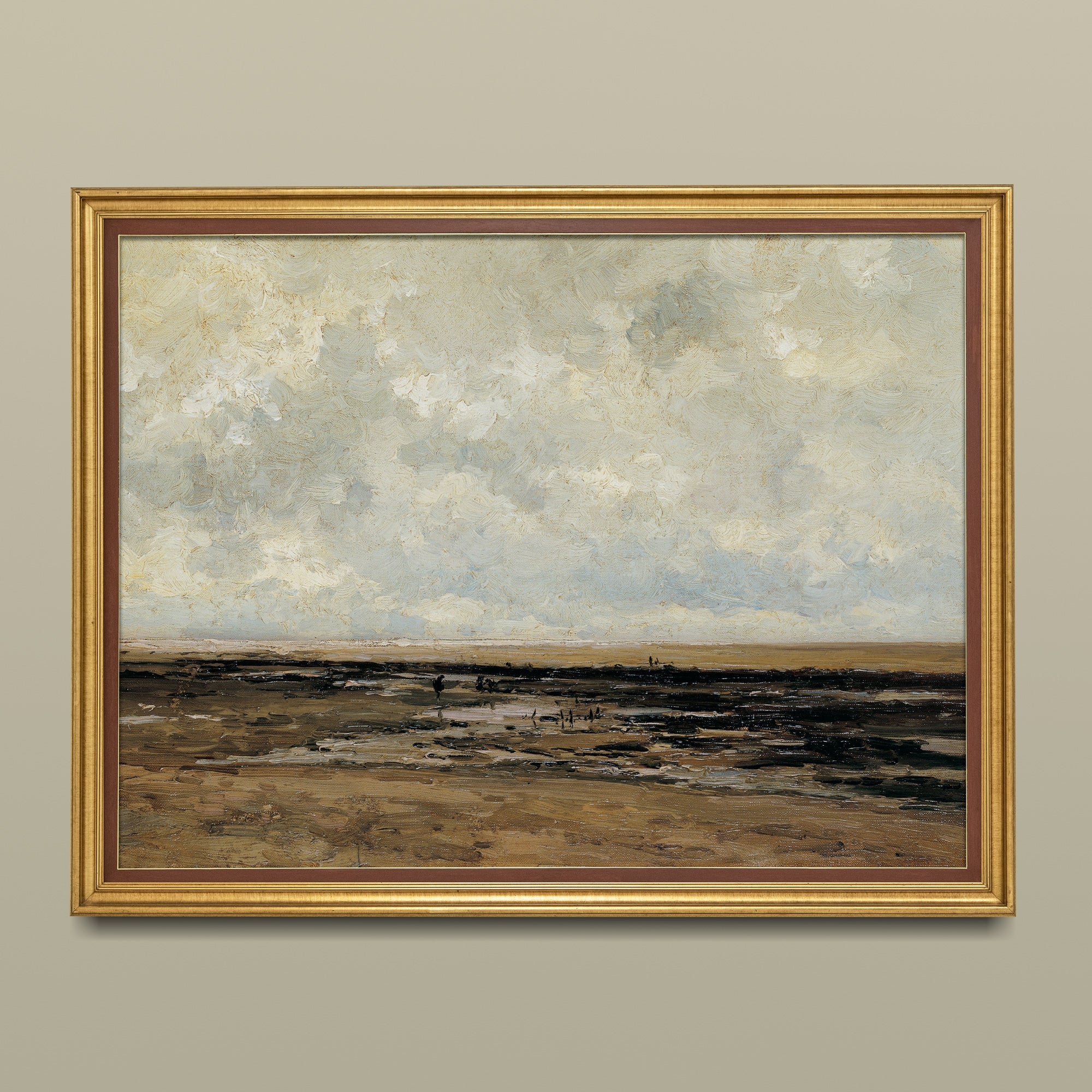 Vintage Coastal Normandy Beach Print - Hartsholme Prints