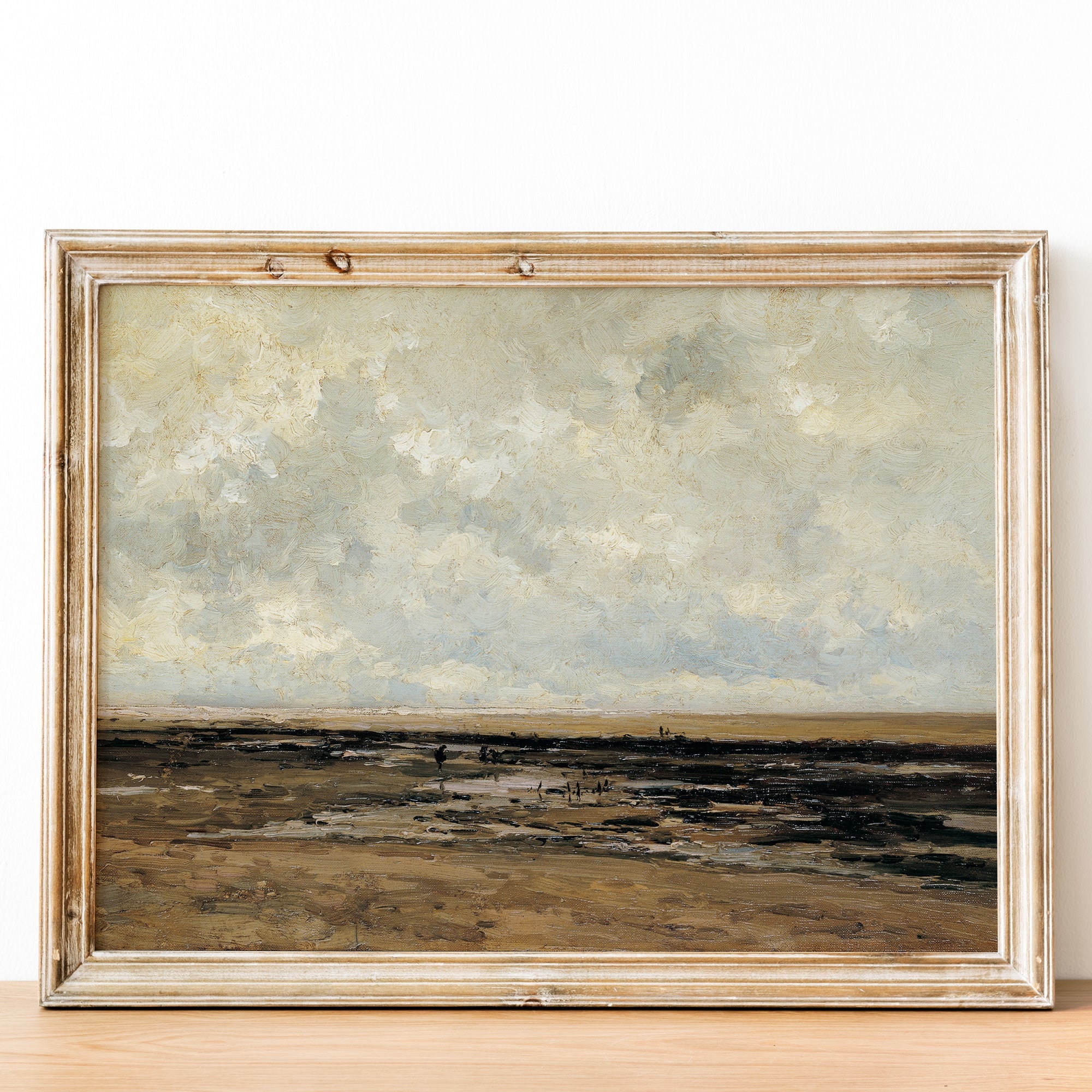 Vintage Coastal Normandy Beach Print - Hartsholme Prints
