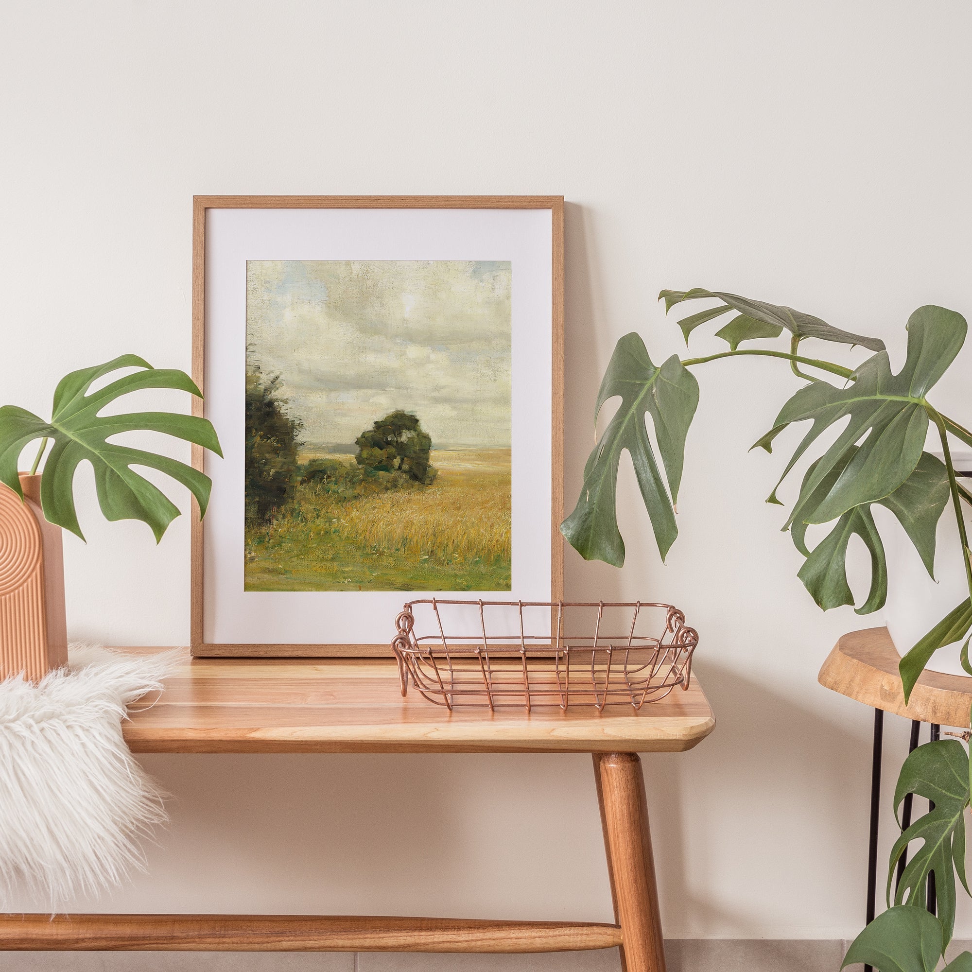 Vintage Danish Country Landscape Art, Fine Art Print - Hartsholme Prints