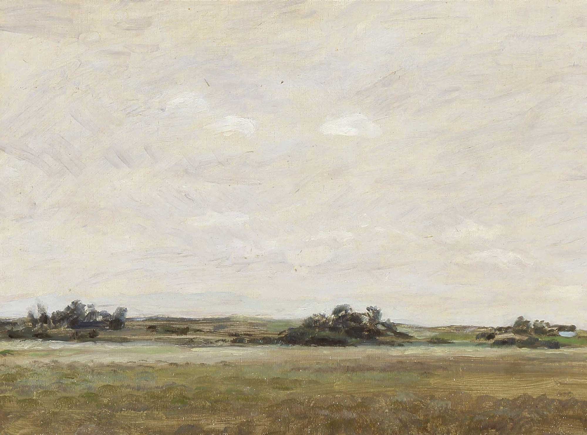 Vintage Field Landscape Print - Hartsholme Prints