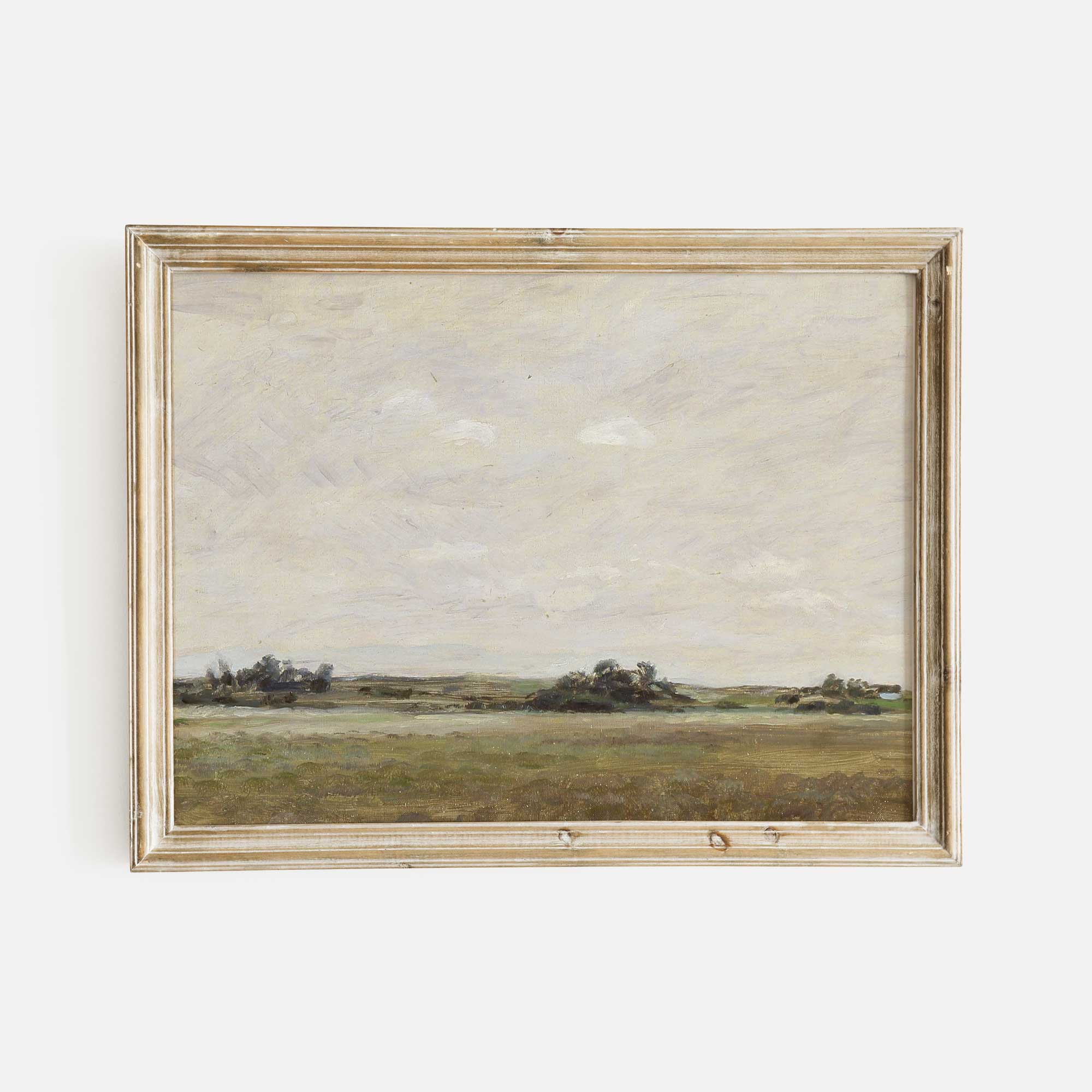 Vintage Field Landscape Print - Hartsholme Prints