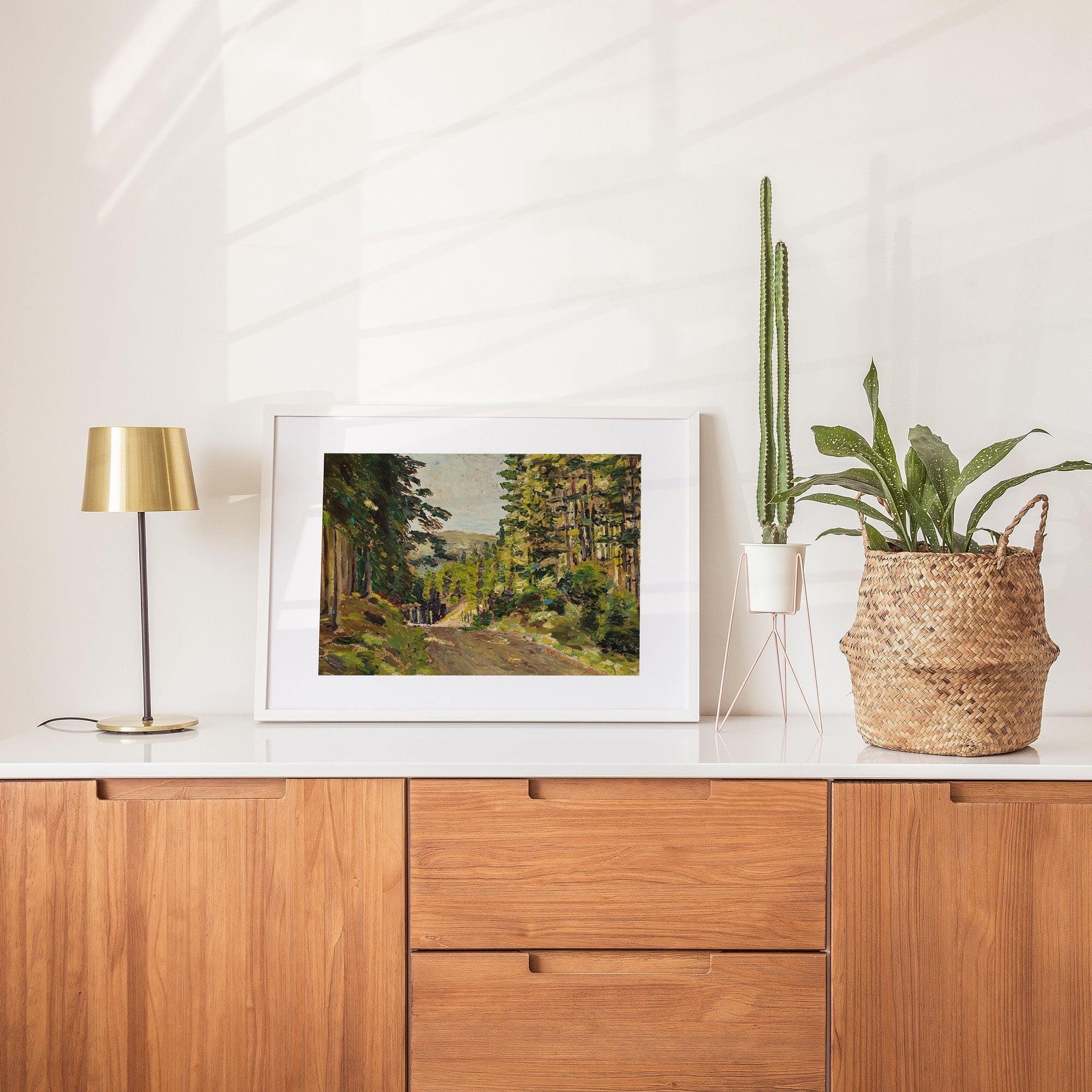 Vintage Forest Illustration, Fine Art Print - Hartsholme Prints