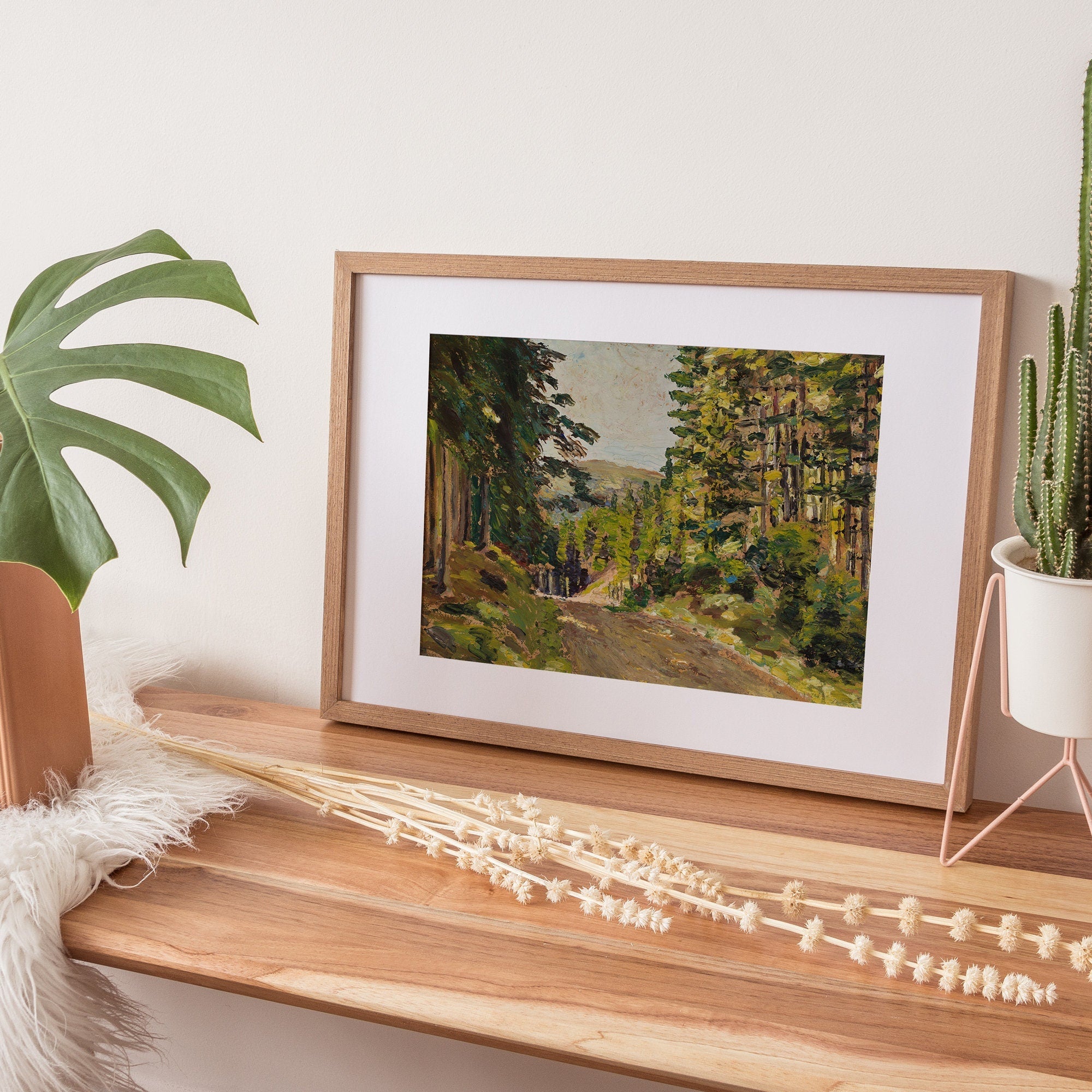 Vintage Forest Illustration, Fine Art Print - Hartsholme Prints