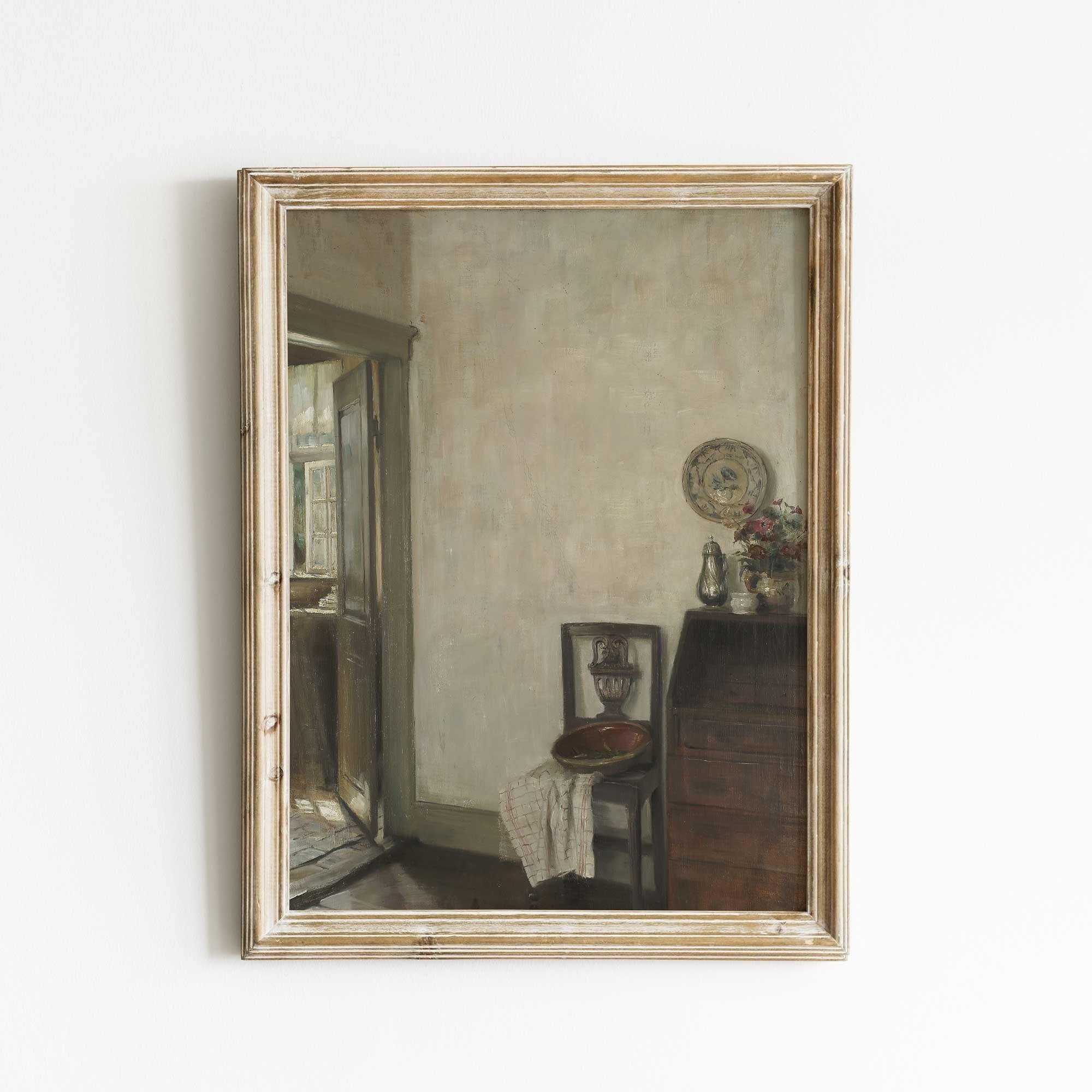 Vintage Interior Still Life Scene Print - Hartsholme Prints