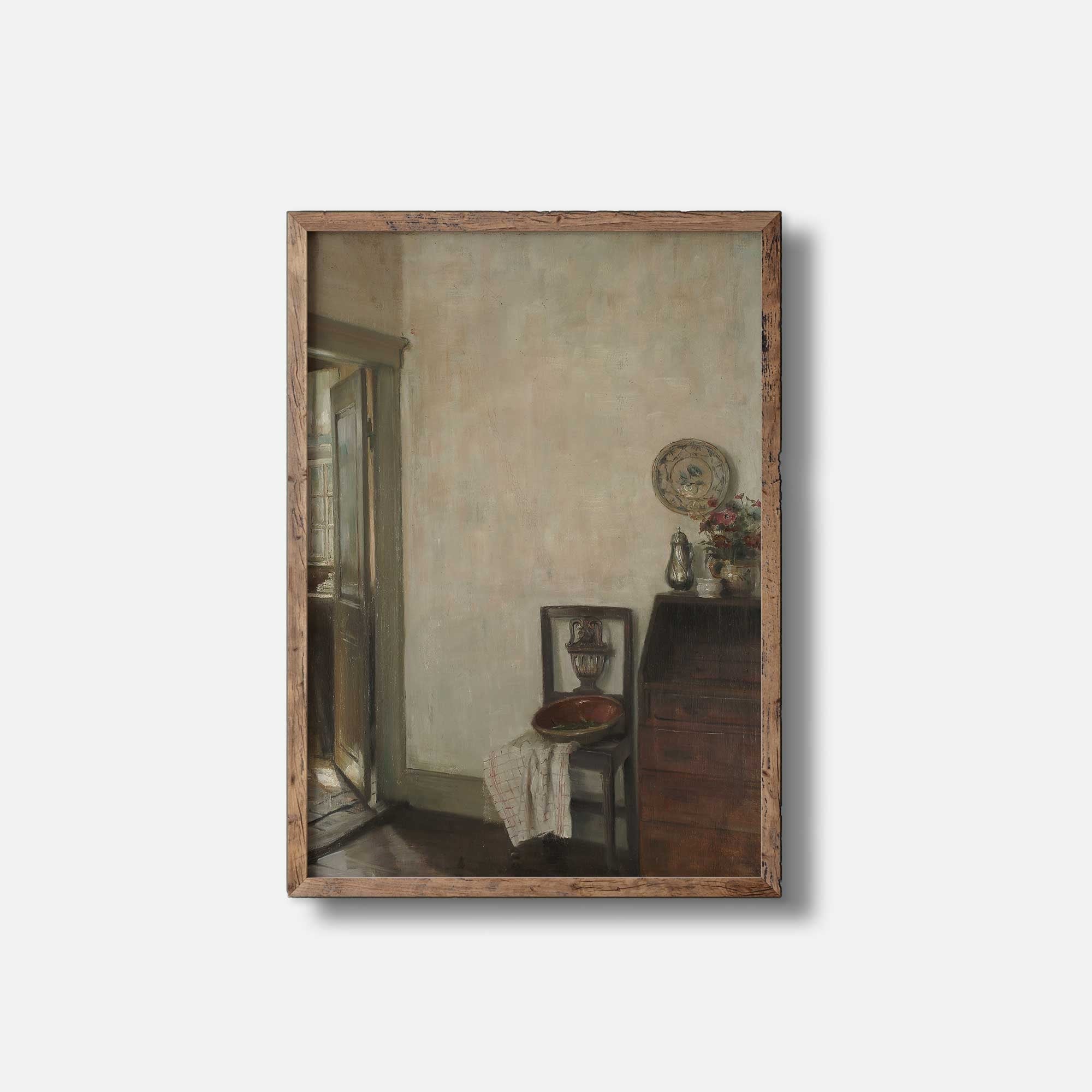 Vintage Interior Still Life Scene Print - Hartsholme Prints