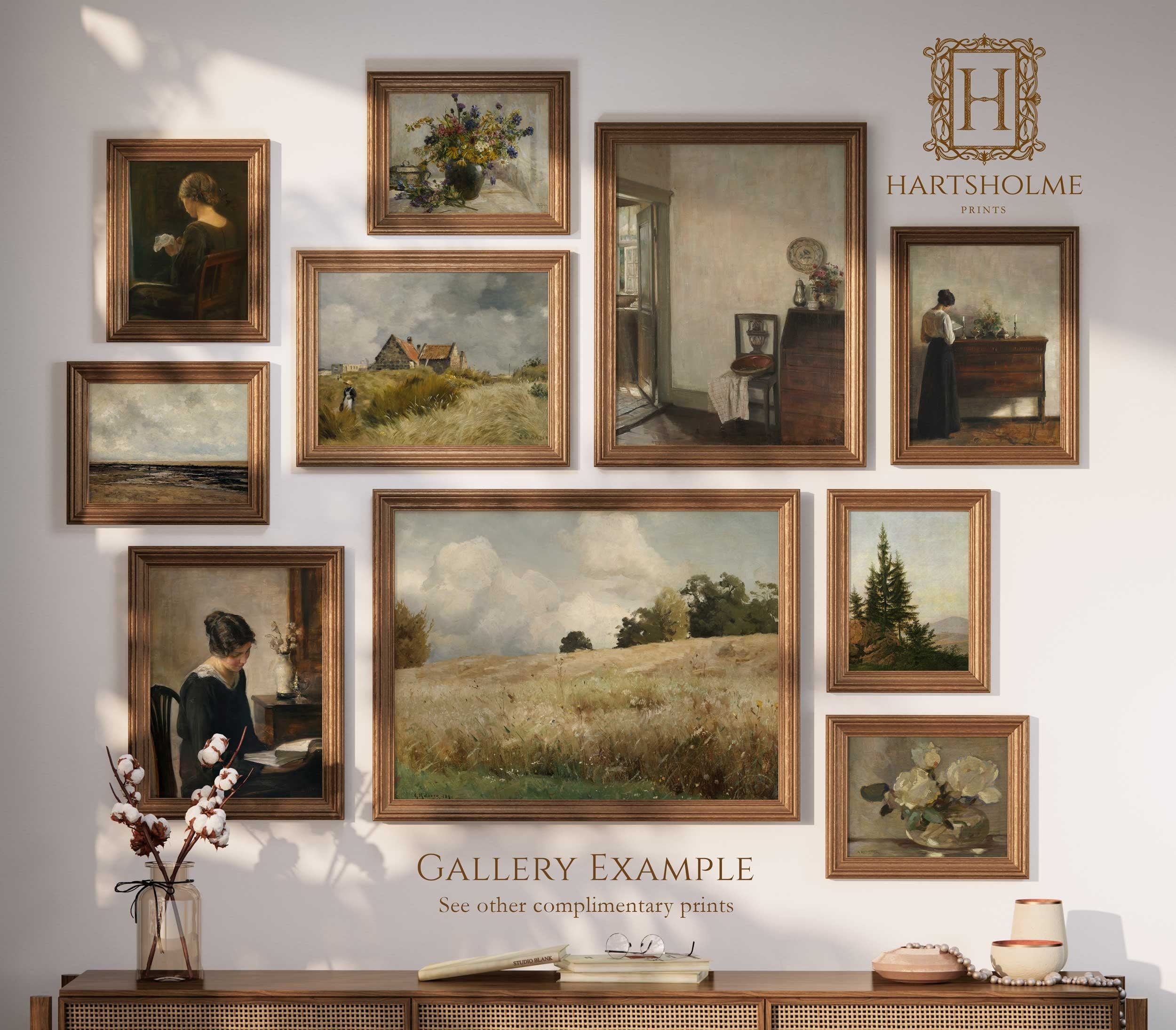 Vintage Interior Still Life Scene Print - Hartsholme Prints